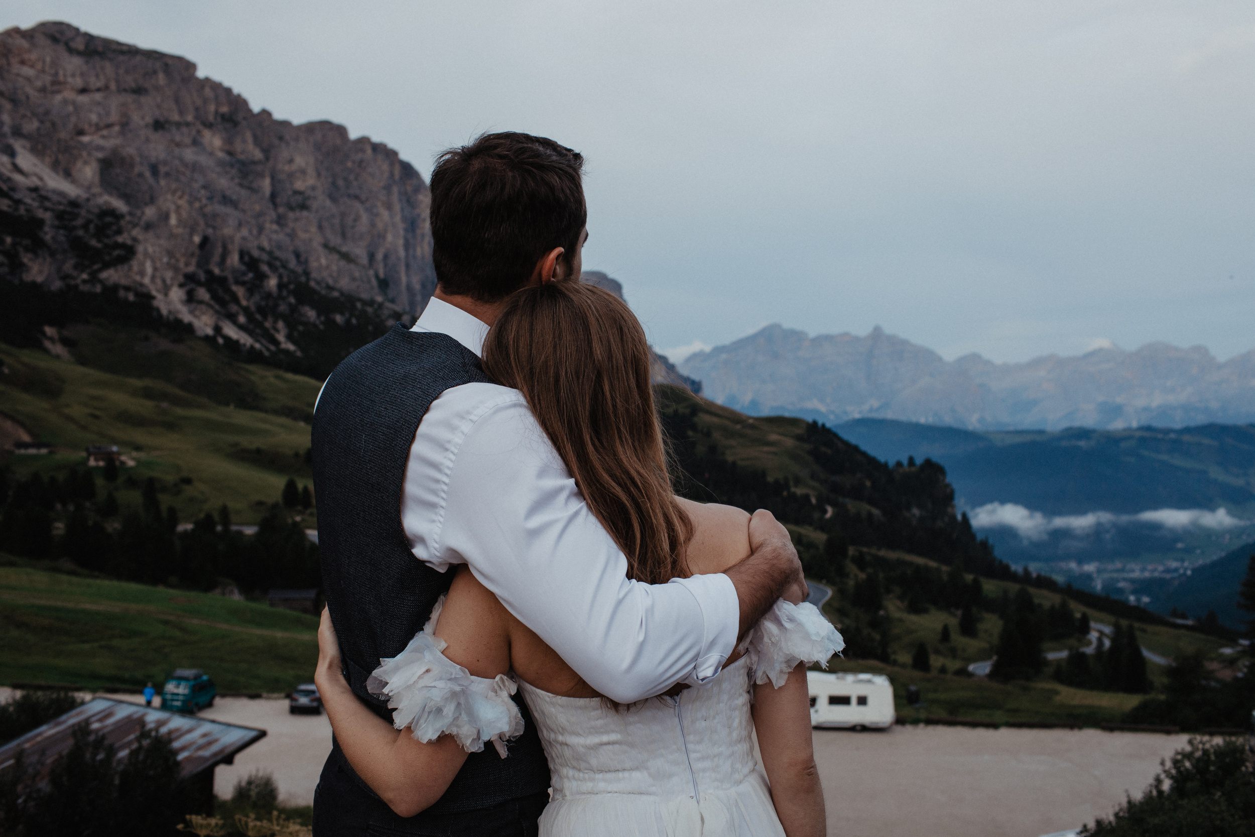 Elopement in Dolomites Lago di Brayes Italy. Iceland elopement photographer & videographer