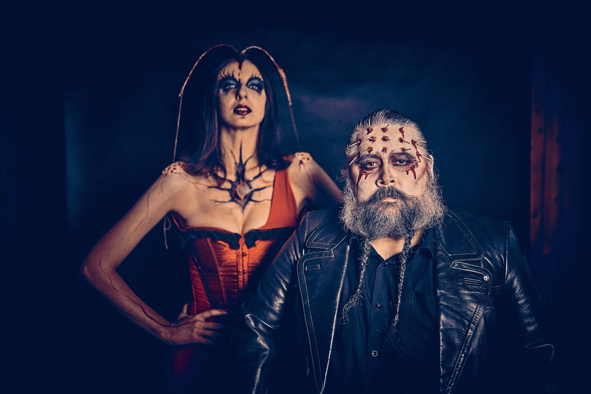 Fotograf portretowy Andriej Szypiłow - sesja na Halloween - Addams Cenobite. Portrait photographer Andriej Szypilow - Halloween session - Addams Cenobite.