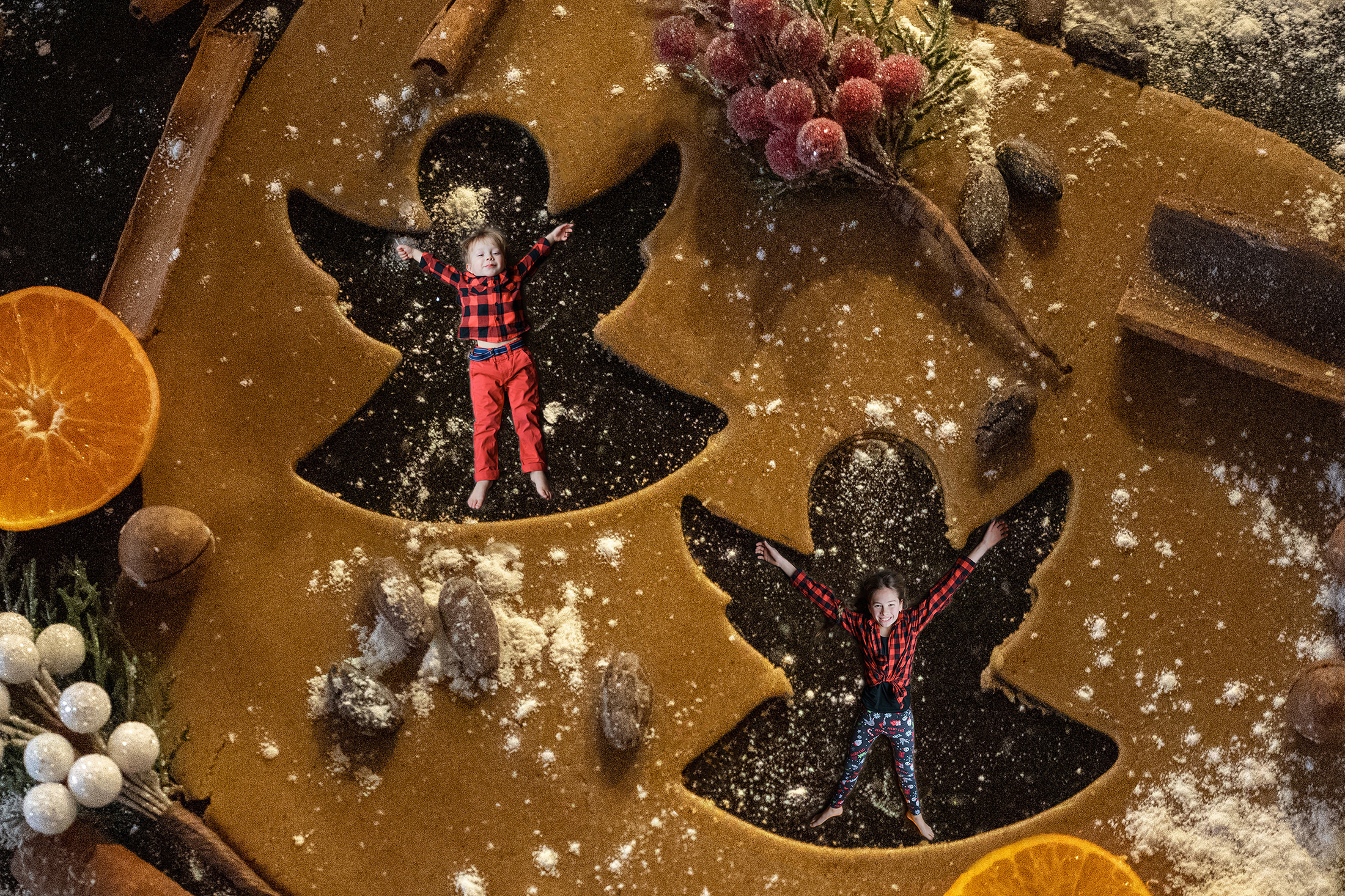 Joulun taikaa — joulukorttikuvaus lapsille