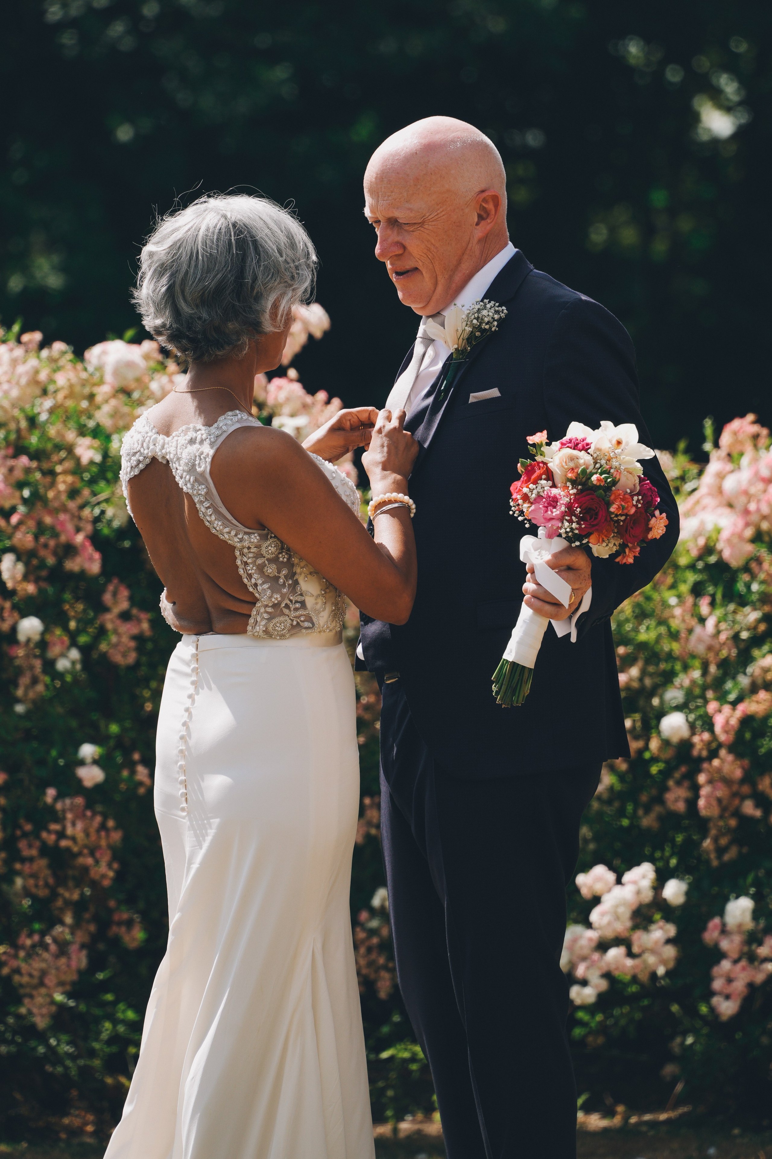 Bride and groom at a romantic wedding venue near Solihull