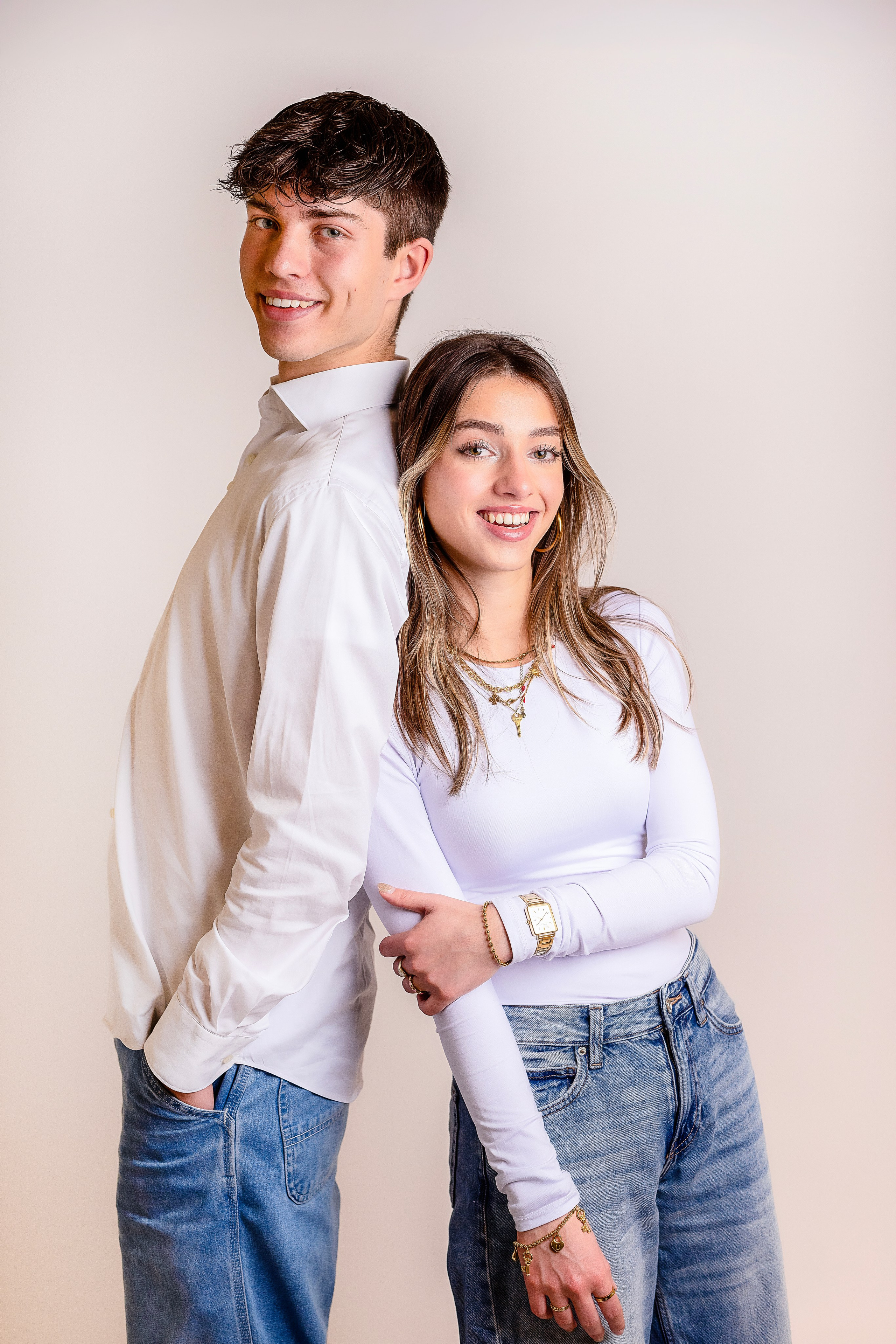 Portretfotoshoot in de studio met Irina Hoek