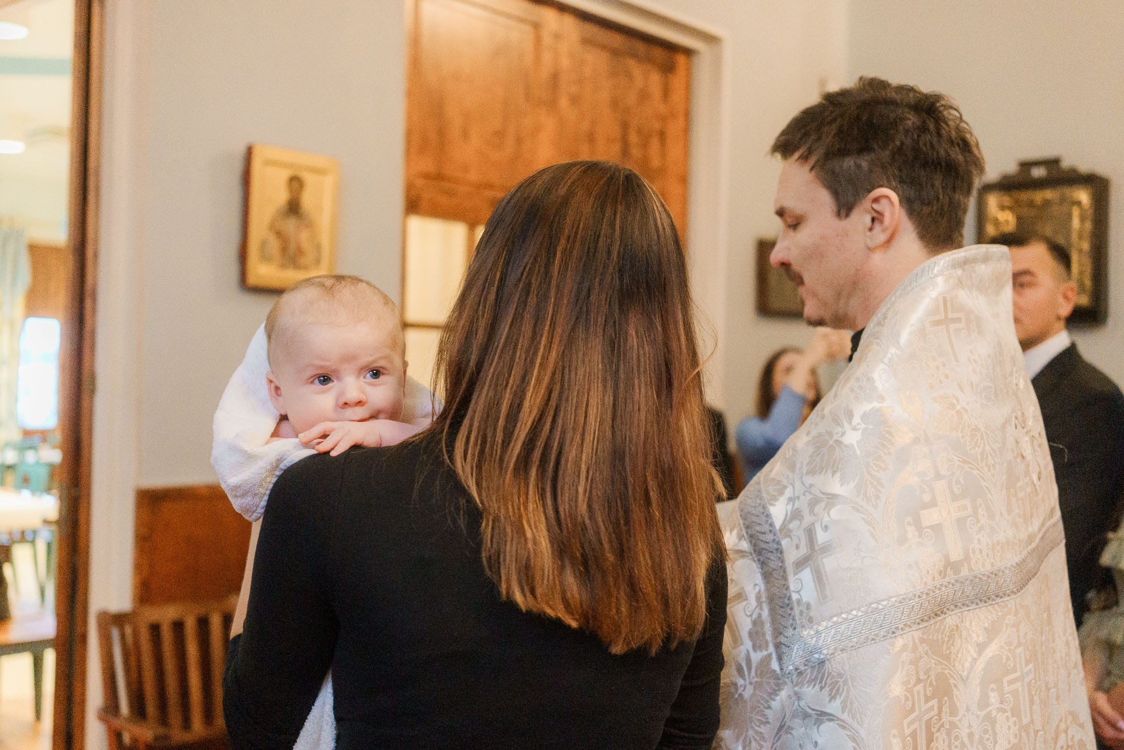 Ristiäiskuvaus Tikkurilan ortodoksisessa kirkossa