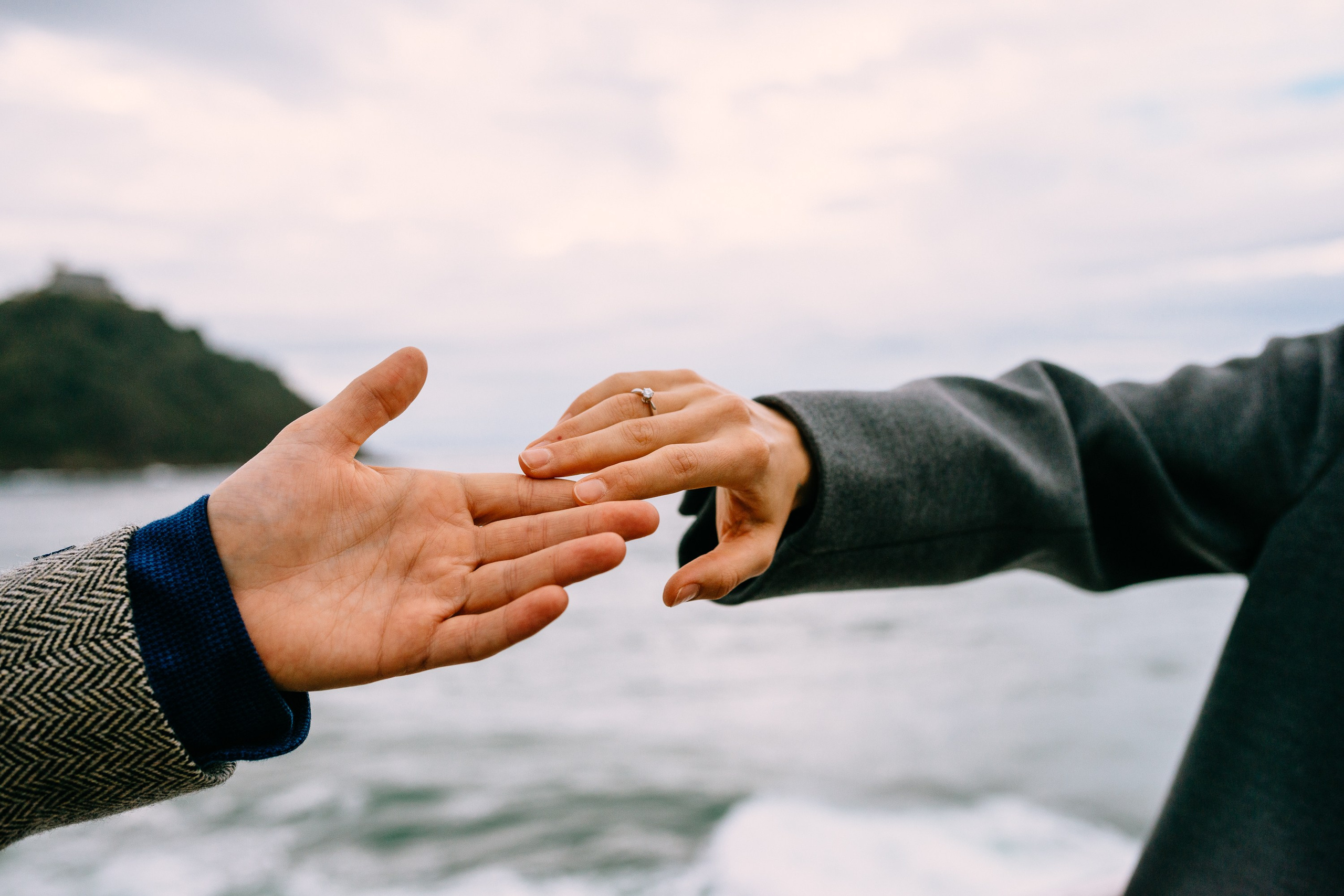 Mariage proposal in San-Sebastian Basque country. Photographer in Bilbao Irina Makou