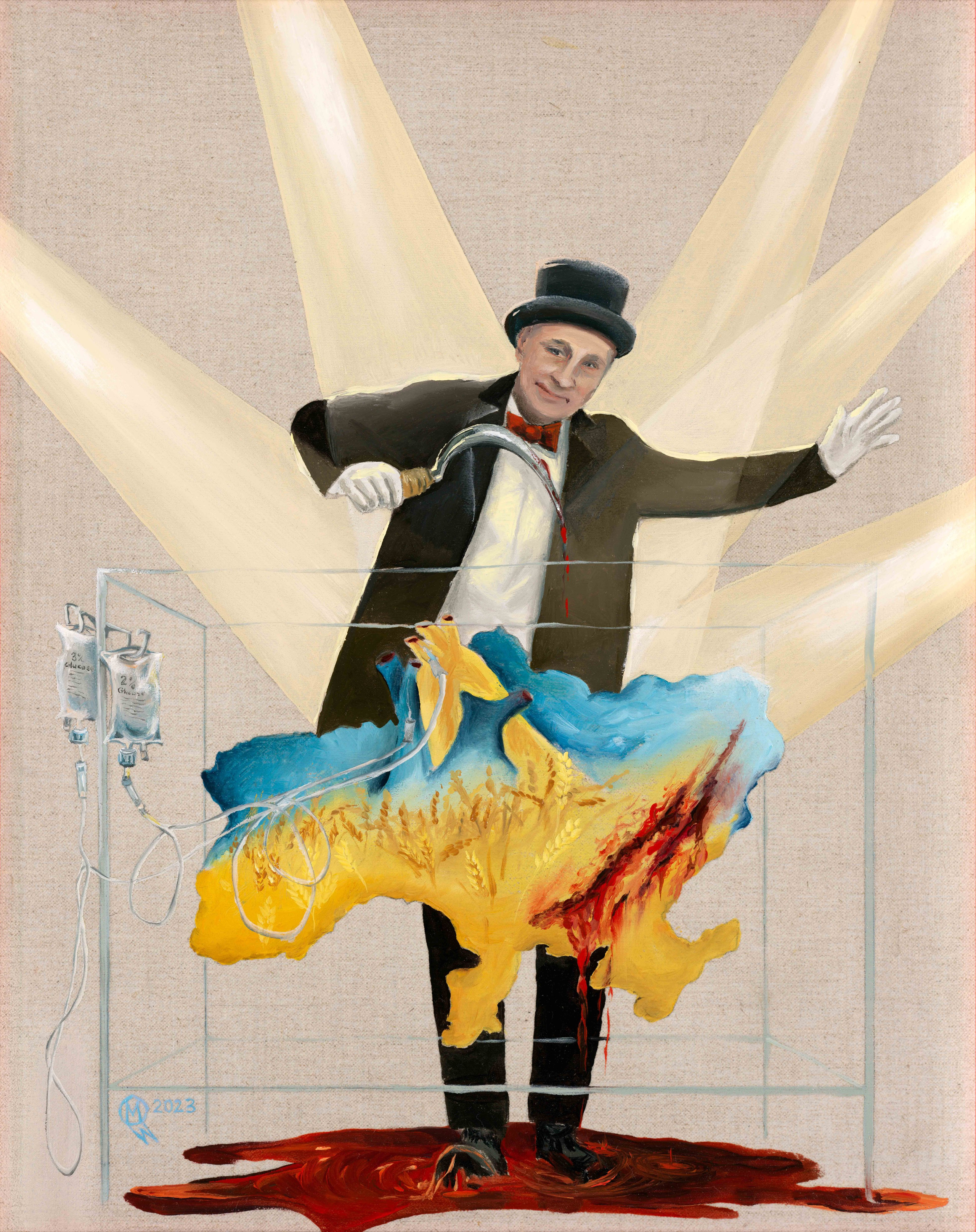 Surrealist artist Mariya Myronova based in Cambridge UK