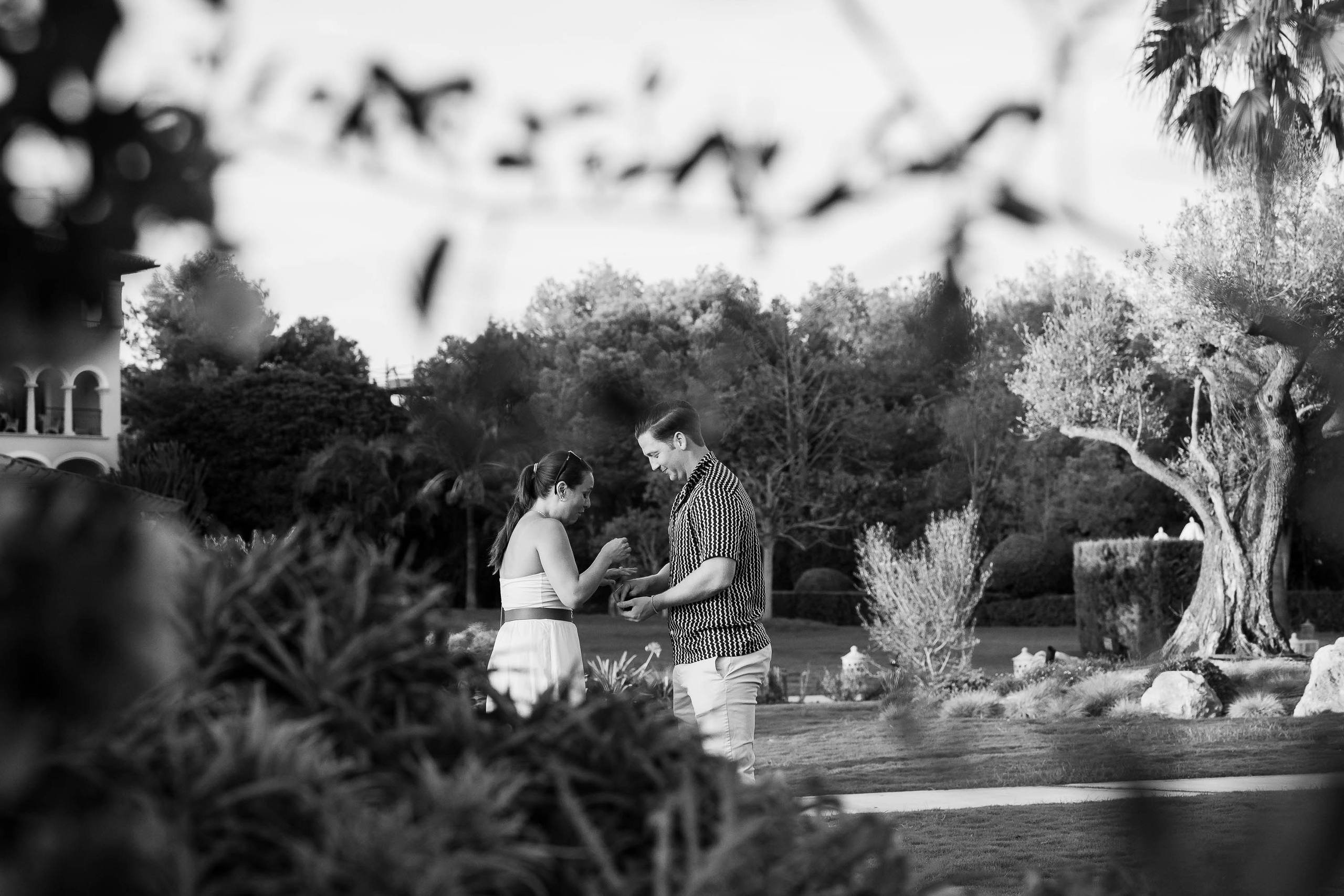 Wedding Proposal at St. Regis Mardavall. Mallorca Wedding, Corporate & Social Photographer