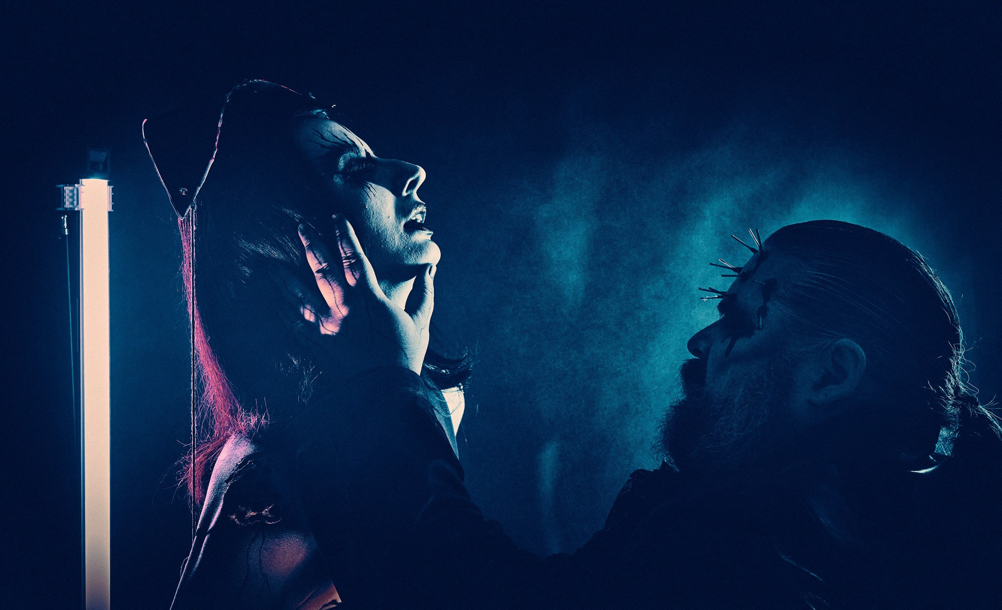 Fotograf portretowy Andriej Szypiłow - sesja na Halloween - Addams Cenobite. Portrait photographer Andriej Szypilow - Halloween session - Addams Cenobite.