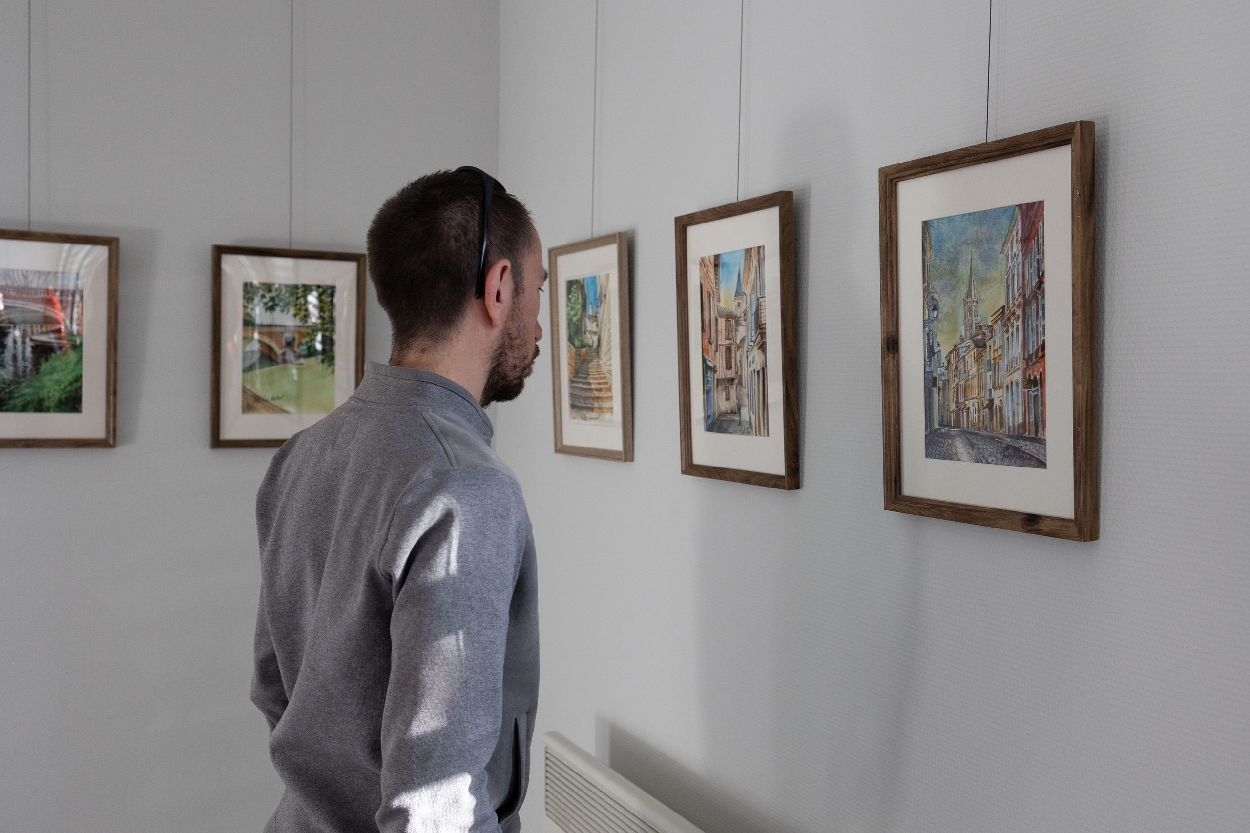 Exposition d’aquarelles de Toulouse par Paul Vladi. Eugénie Smirnova — Photographe à Toulouse et dans le Sud-Ouest