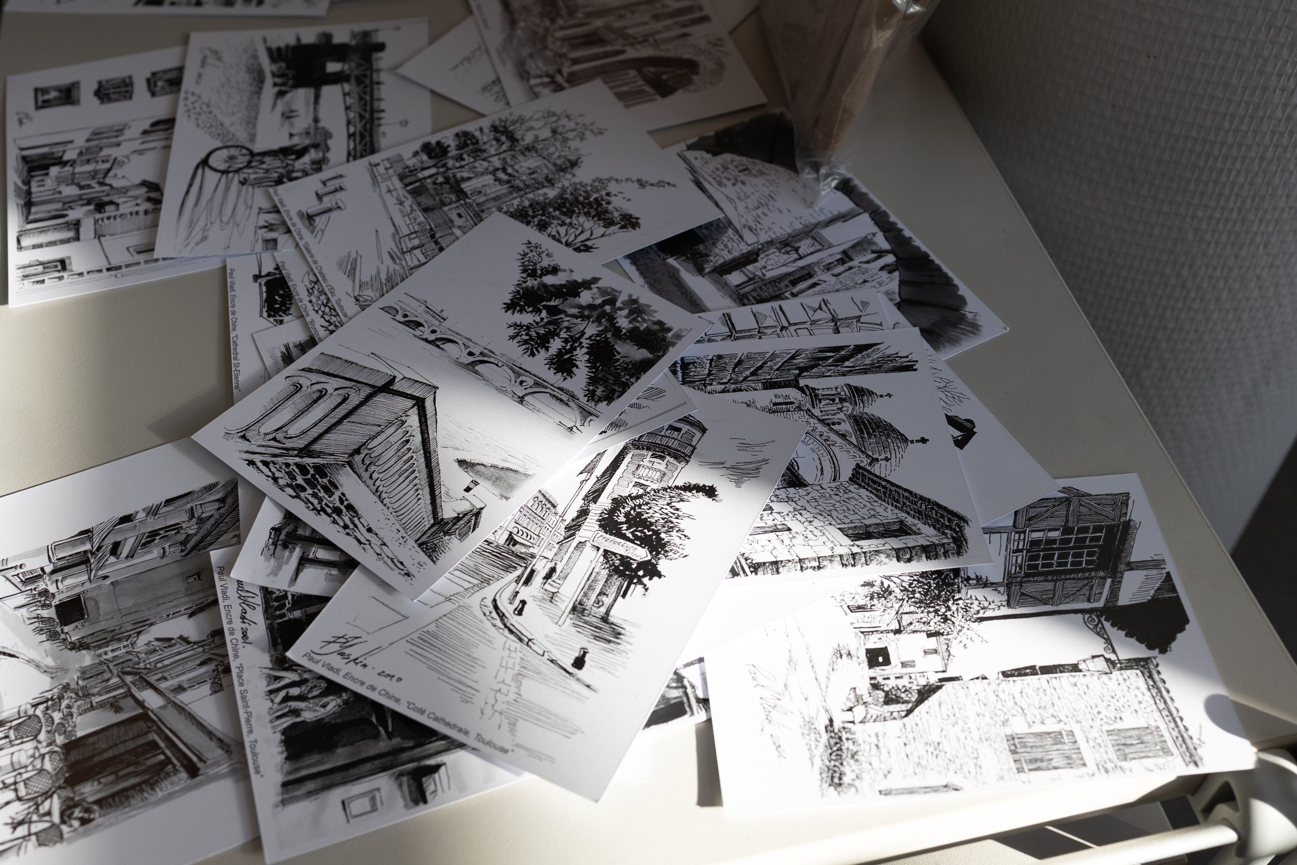 Exposition d’aquarelles de Toulouse par Paul Vladi. Eugénie Smirnova — Photographe à Toulouse et dans le Sud-Ouest