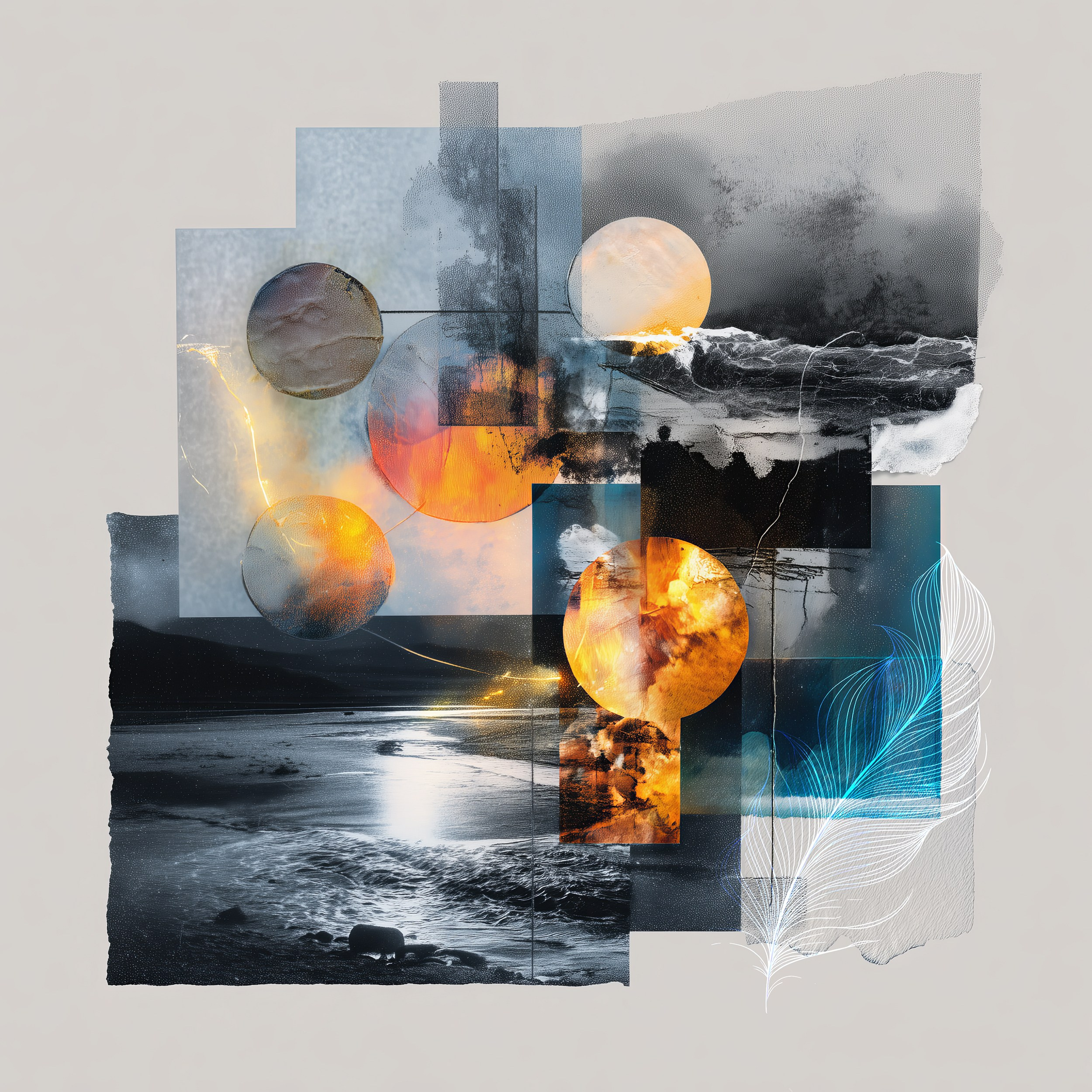 Digital Art Series “Voice of Silence”. Lolly Shine. Contemporary digital artist