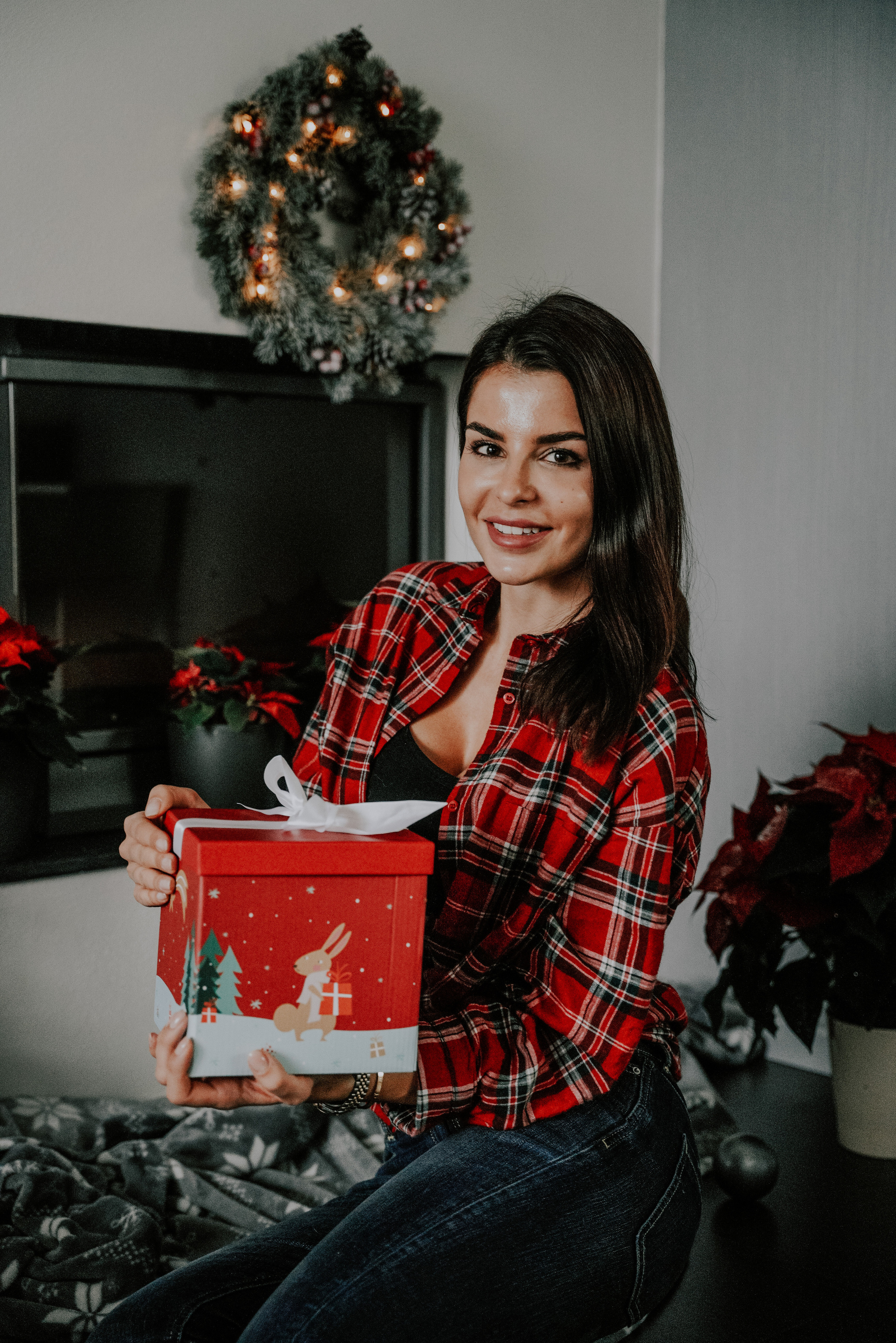 Christmas Family home photoshoot. Семейный фотограф Плзень Анита Дергачева