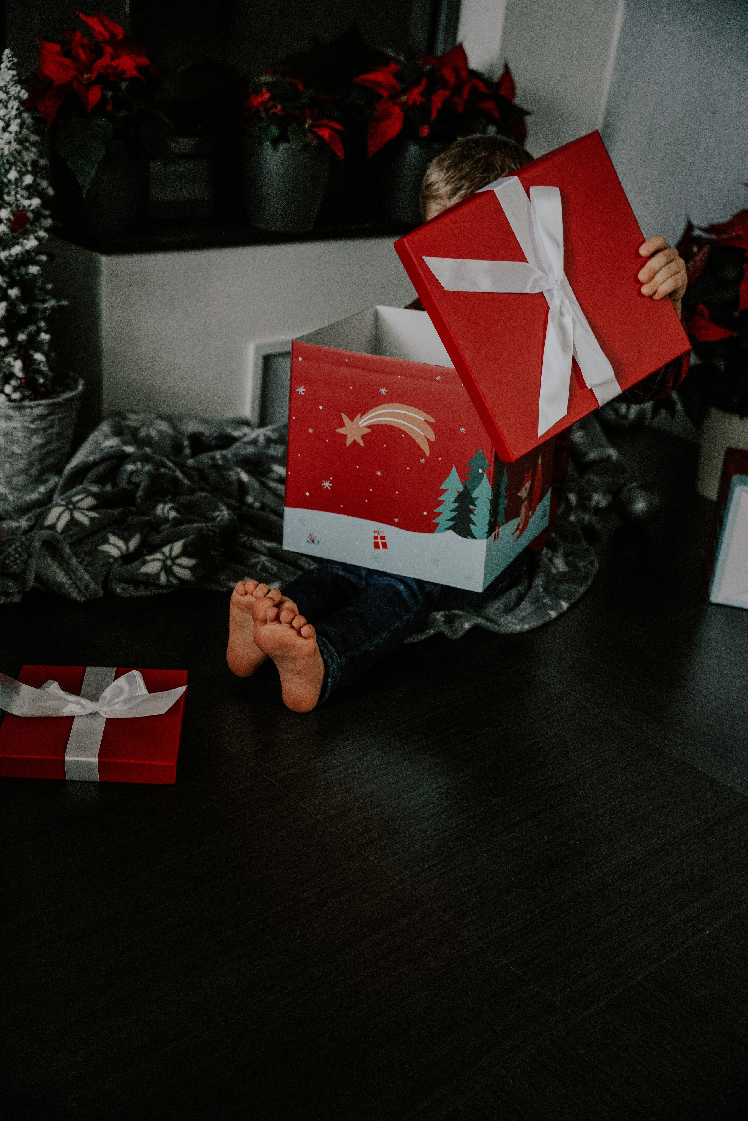 Christmas Family home photoshoot. Семейный фотограф Плзень Анита Дергачева