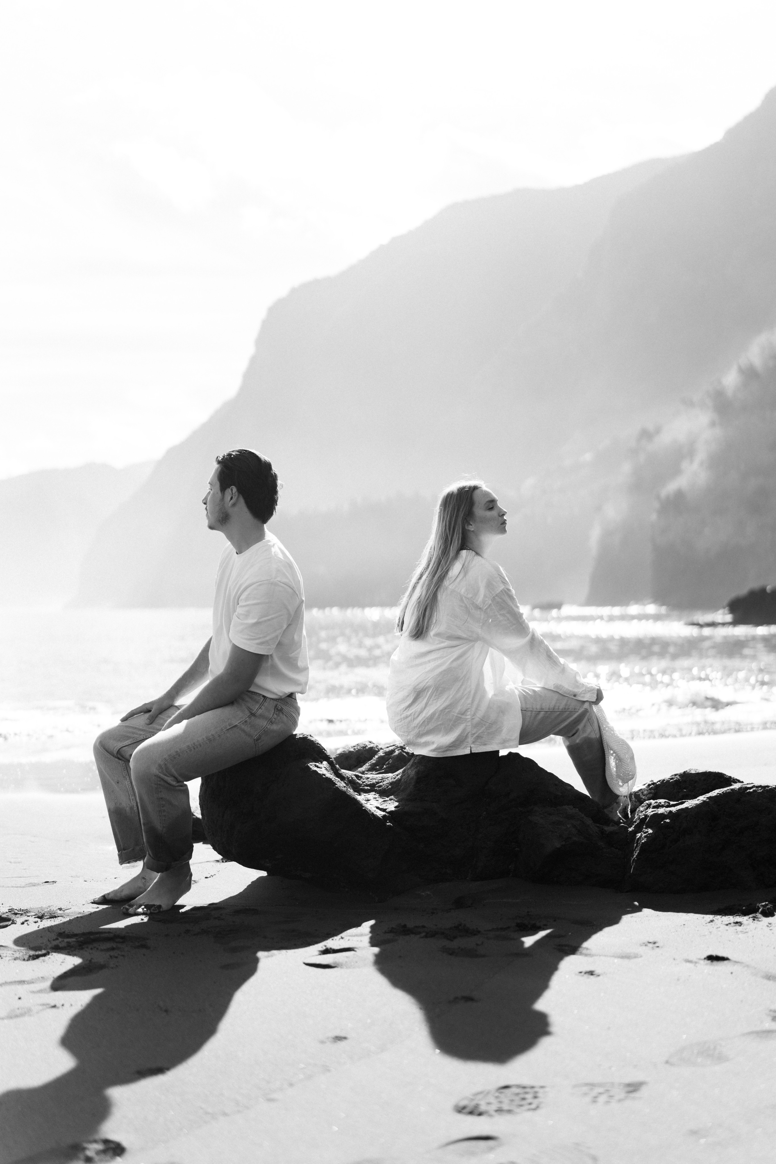 Exploring the Magic of Seixal Beach with two lovers. Wedding photographer and videographer based in Timisoara, Romania