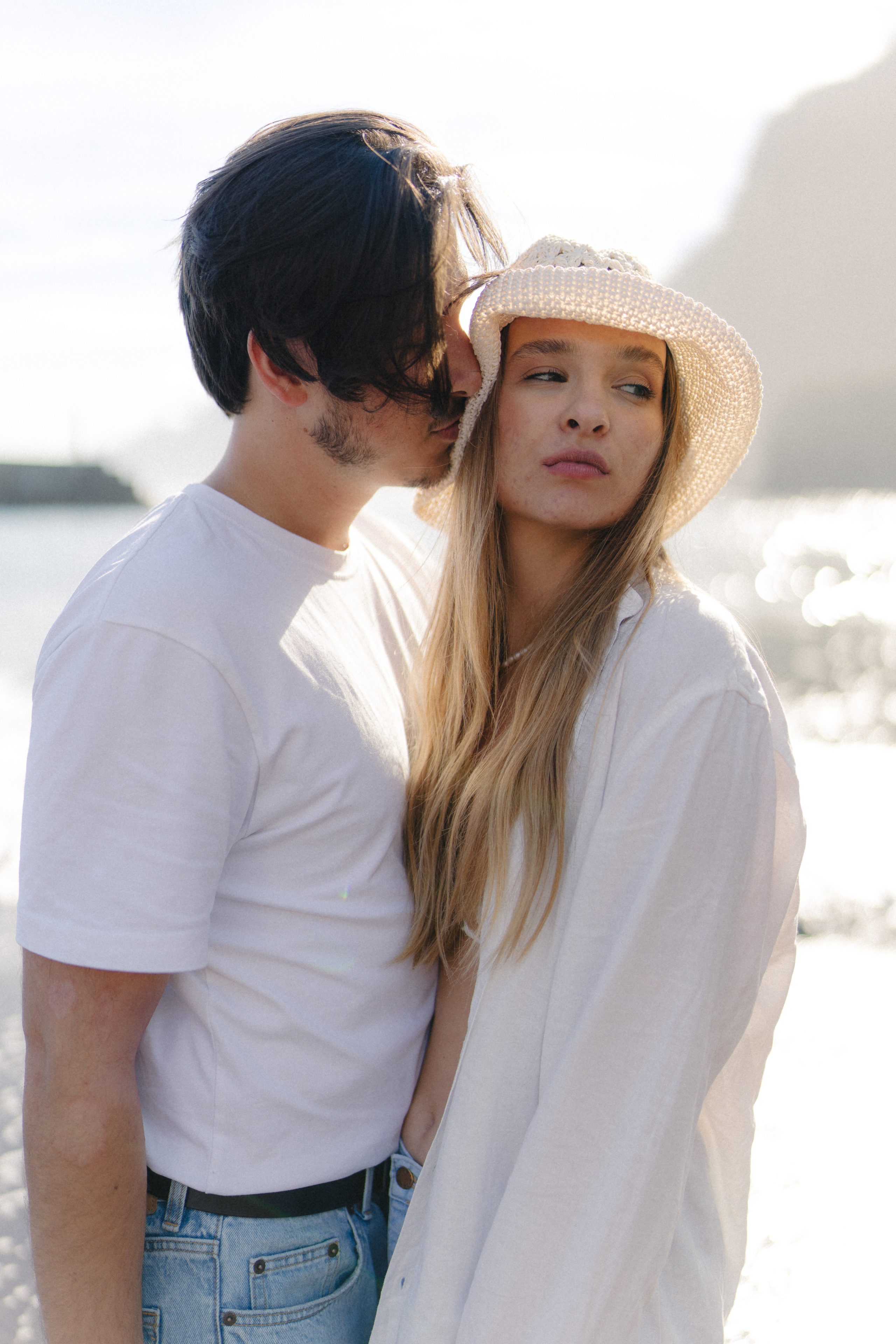 Exploring the Magic of Seixal Beach with two lovers. Wedding photographer and videographer based in Timisoara, Romania
