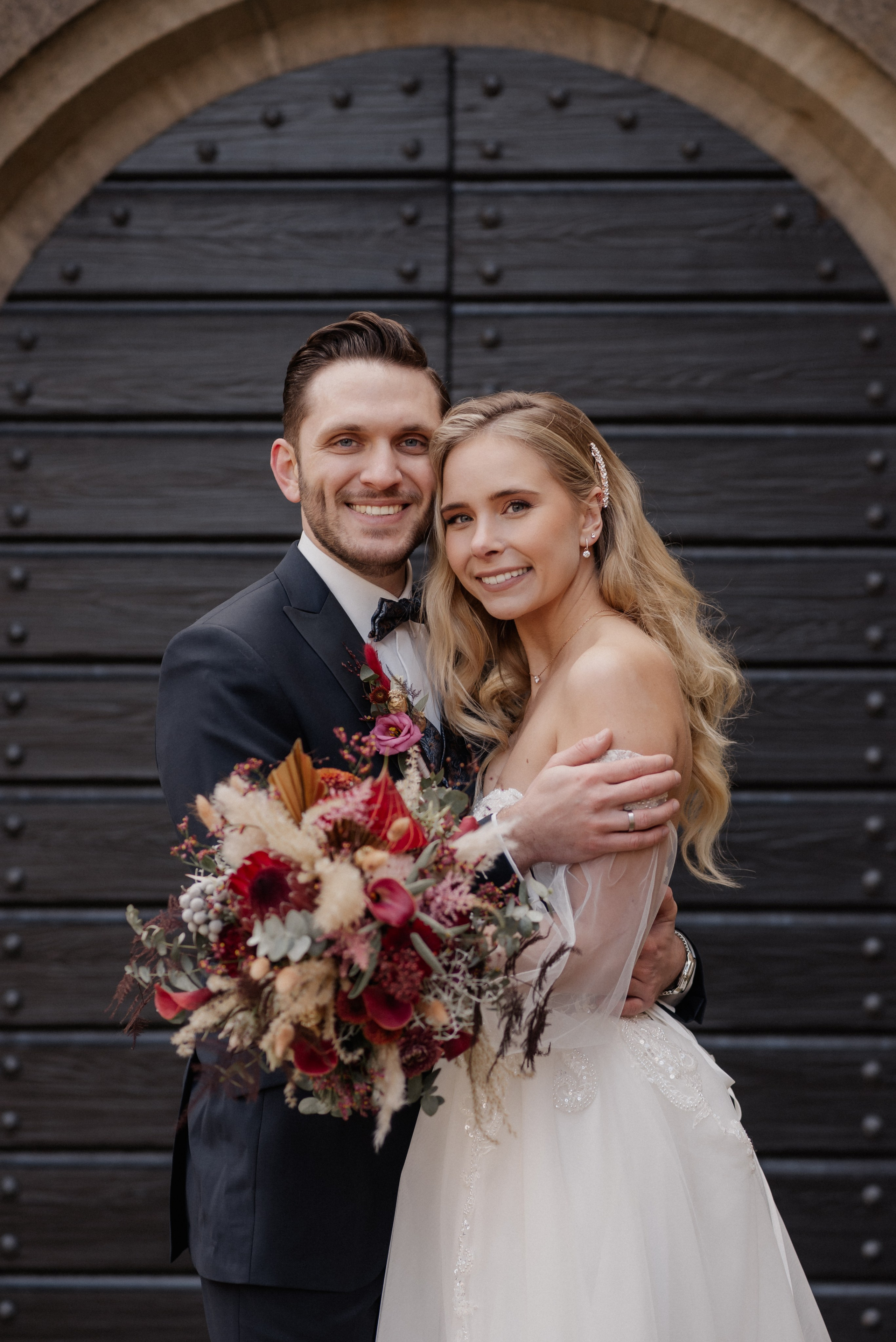 WINTER WEDDING IN NEUENDETTELSAU. Фотограф в Нюрнберге Ирина Менерт из Ансбаха