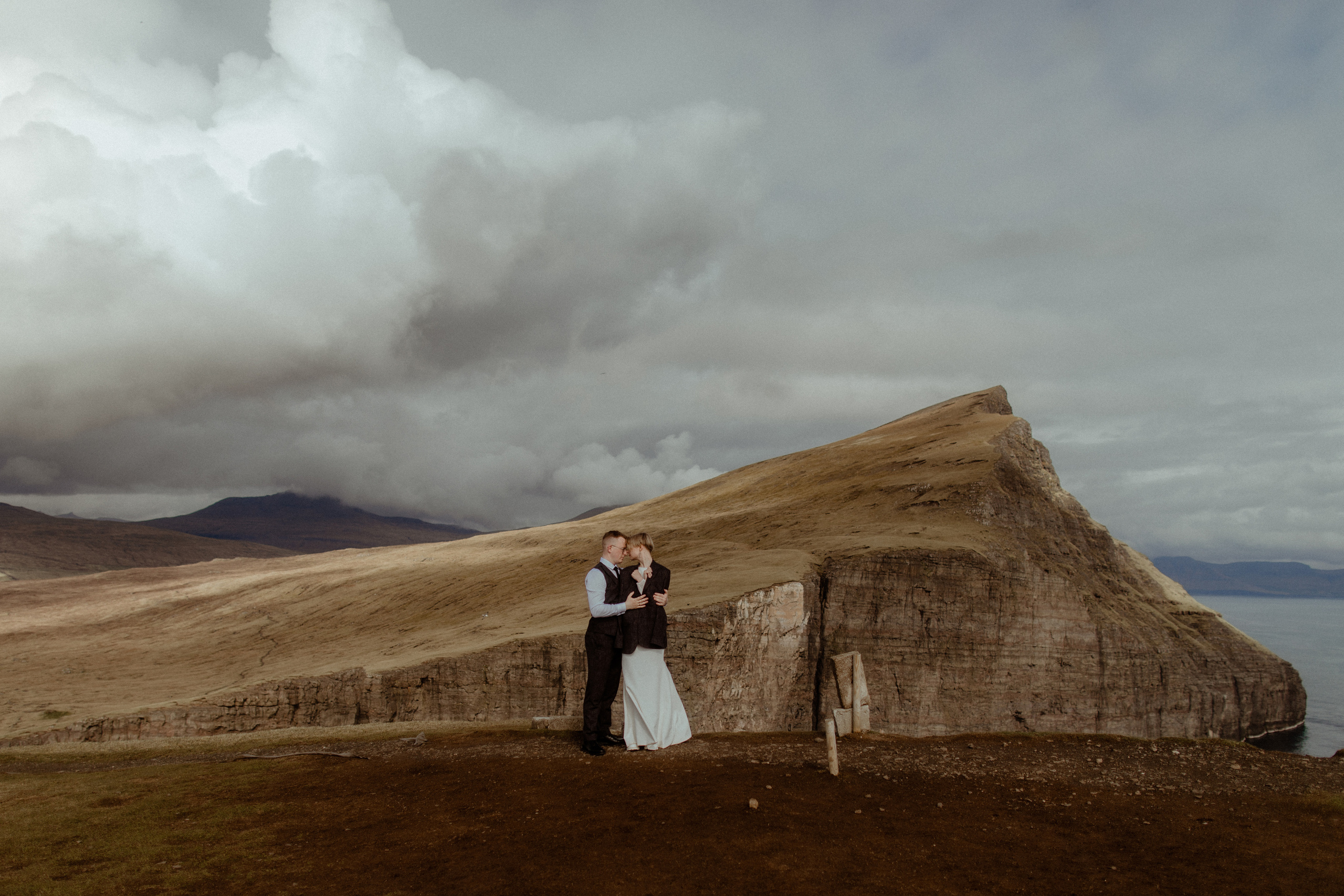 Elopement at Faroe islands. Iceland elopement photo and video | Nikolaichik Photo