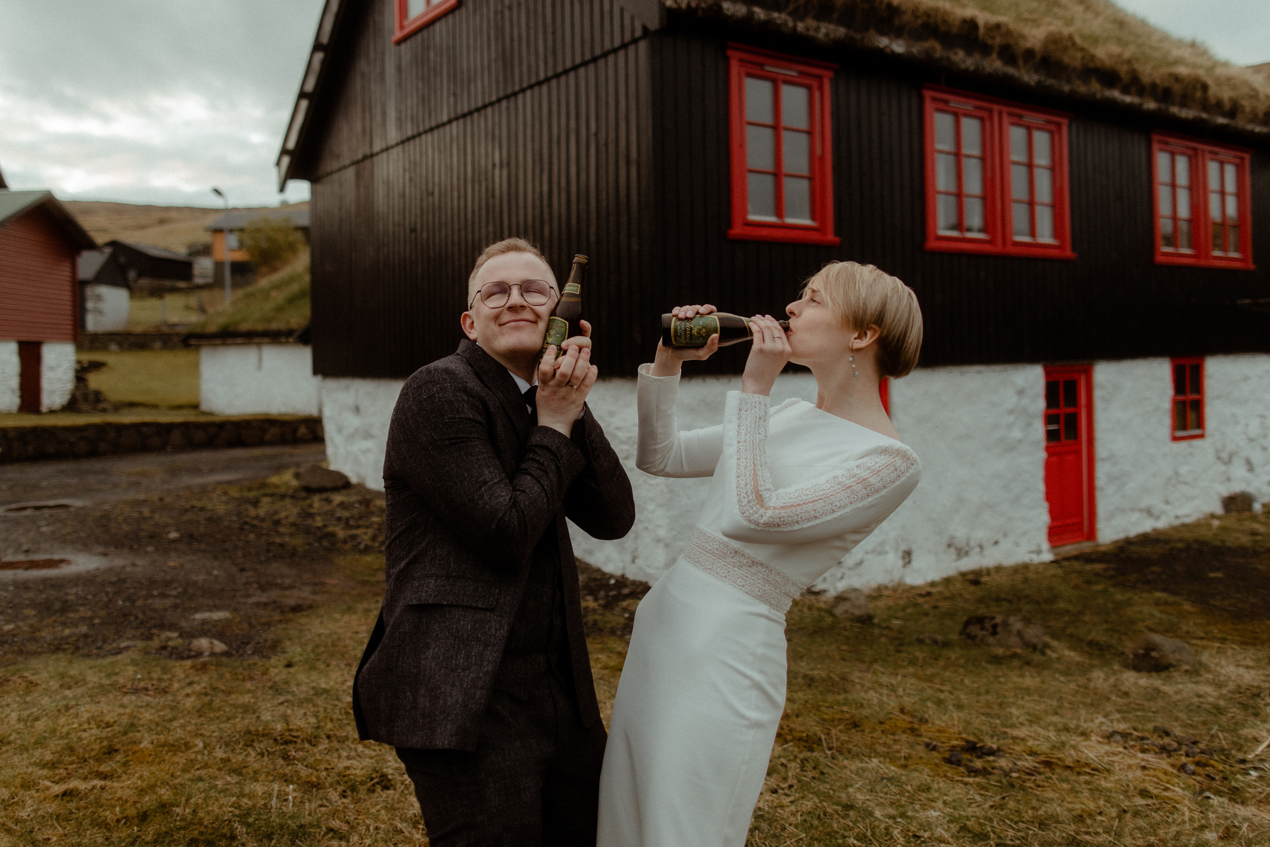 Elopement at Faroe islands. Iceland elopement photo and video | Nikolaichik Photo