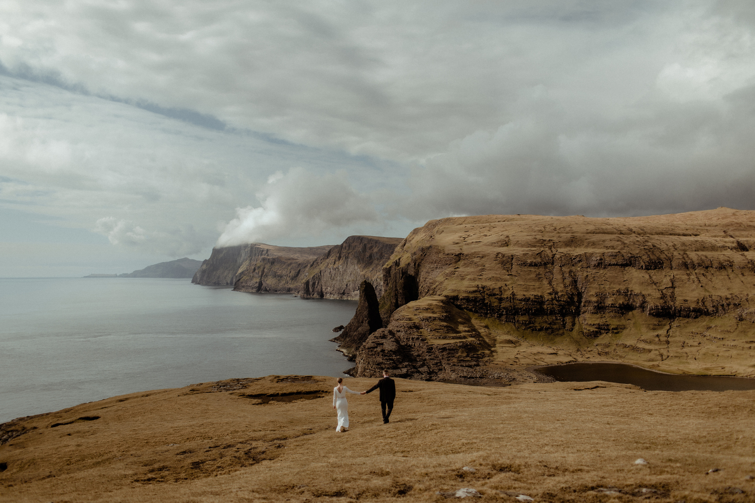 Elopement at Faroe islands. Iceland elopement photo and video | Nikolaichik Photo