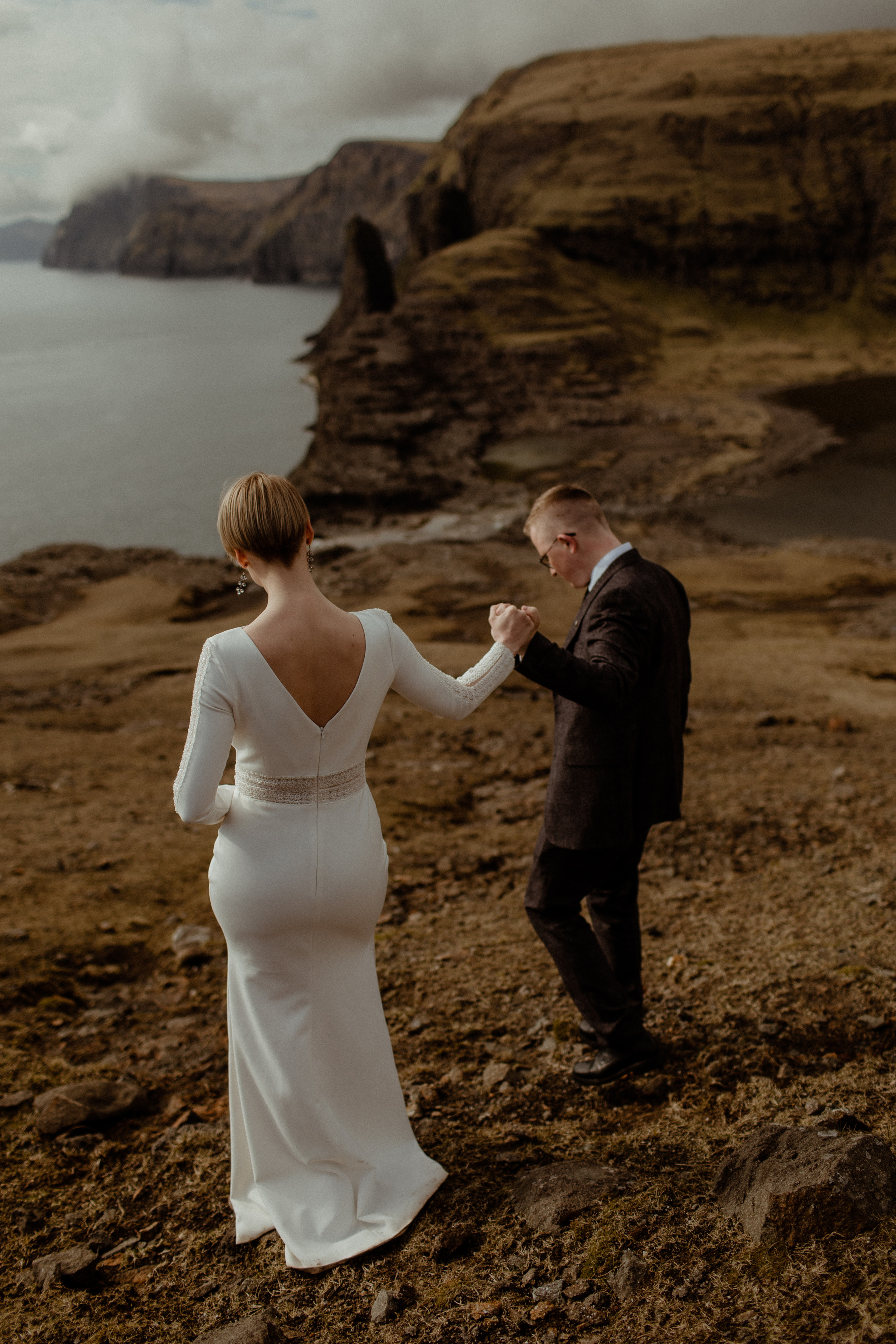 Elopement at Faroe islands. Iceland elopement photo and video | Nikolaichik Photo