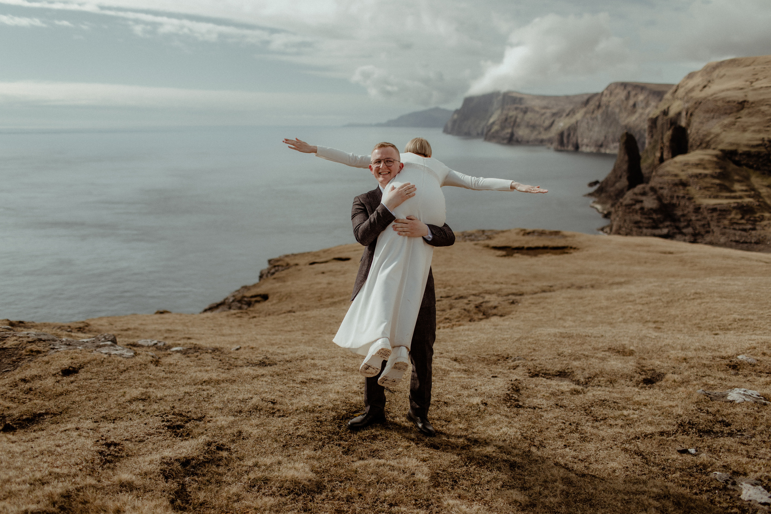 Elopement at Faroe islands. Iceland elopement photo and video | Nikolaichik Photo