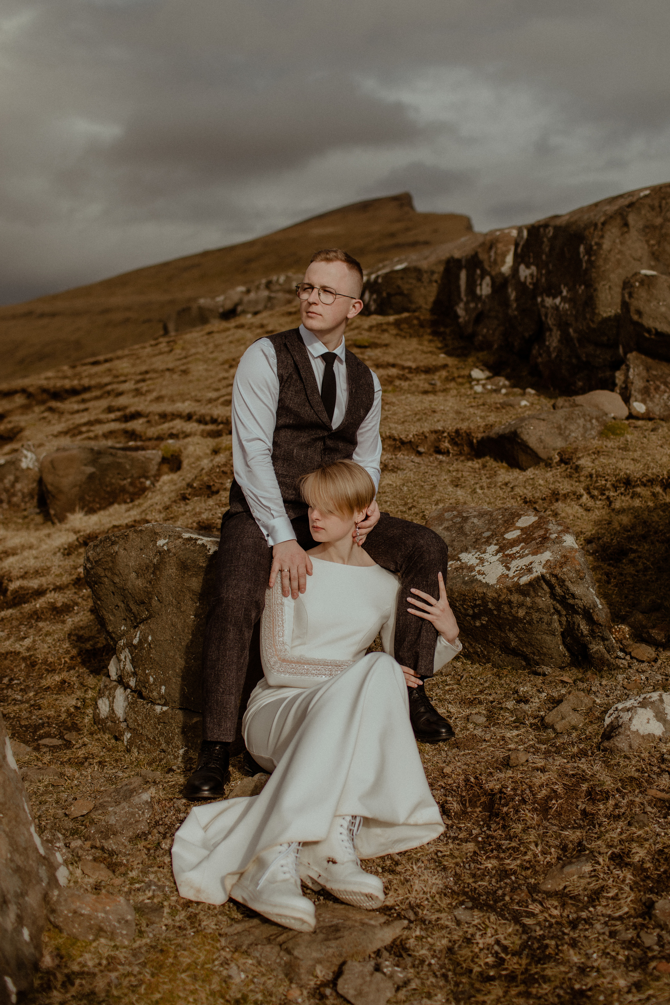 Elopement at Faroe islands. Iceland elopement photo and video | Nikolaichik Photo