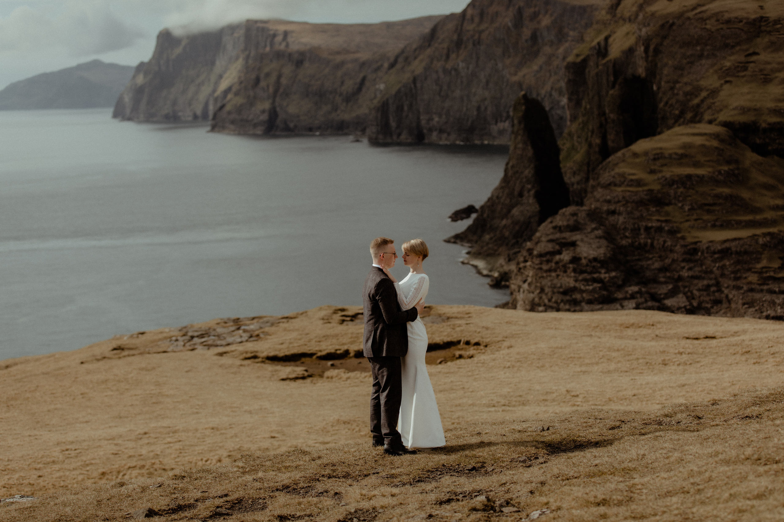Elopement at Faroe islands. Iceland elopement photo and video | Nikolaichik Photo