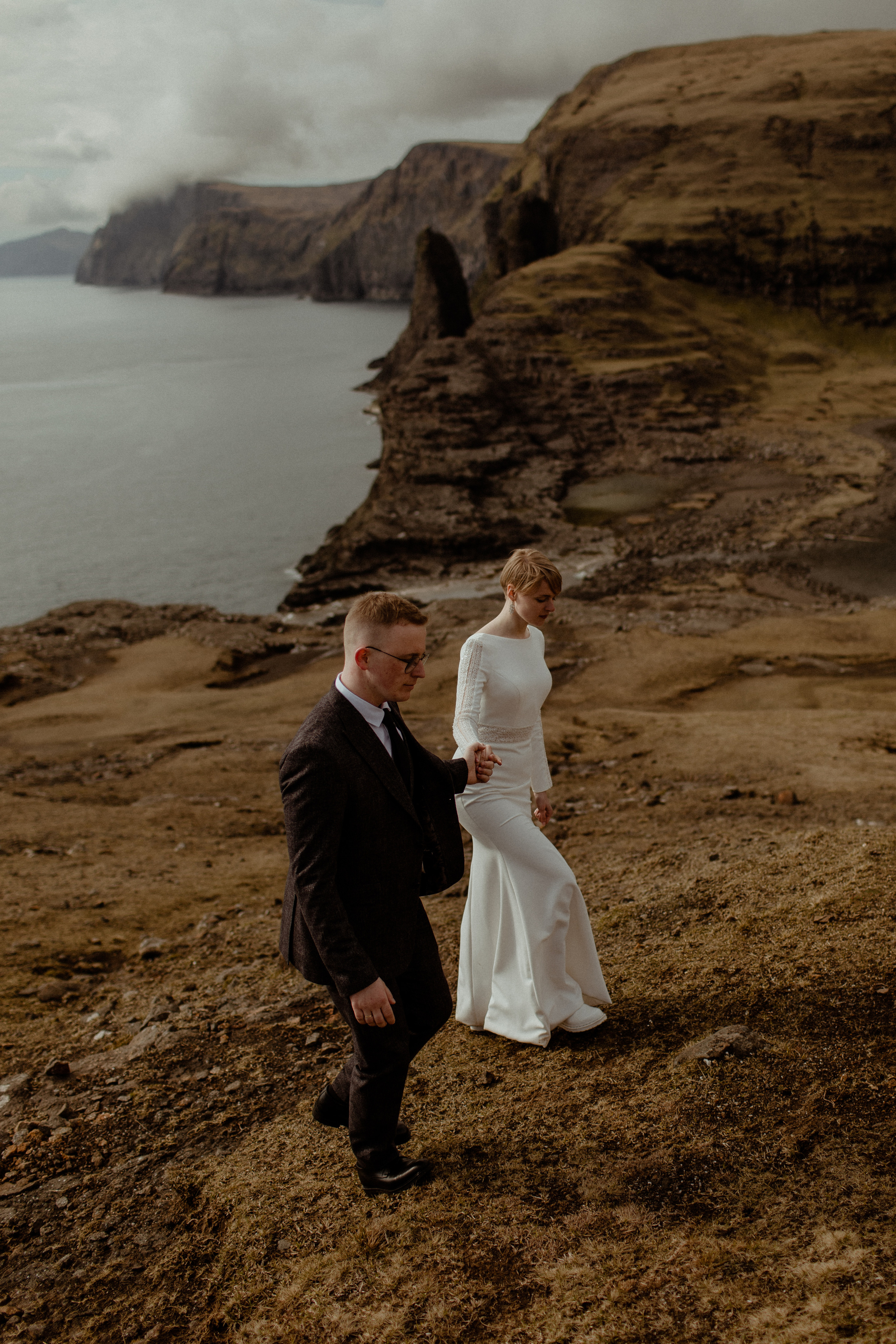 Elopement at Faroe islands. Iceland elopement photo and video | Nikolaichik Photo