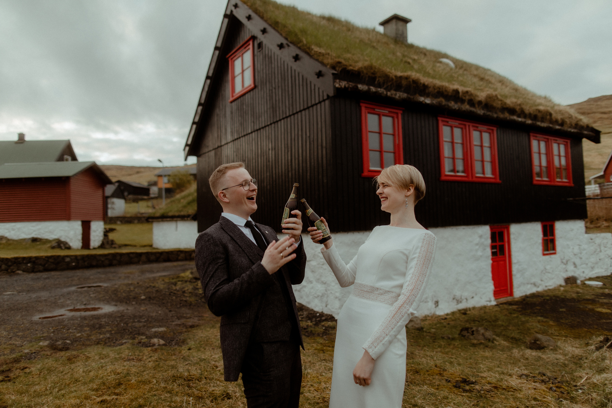 Elopement at Faroe islands. Iceland elopement photo and video | Nikolaichik Photo