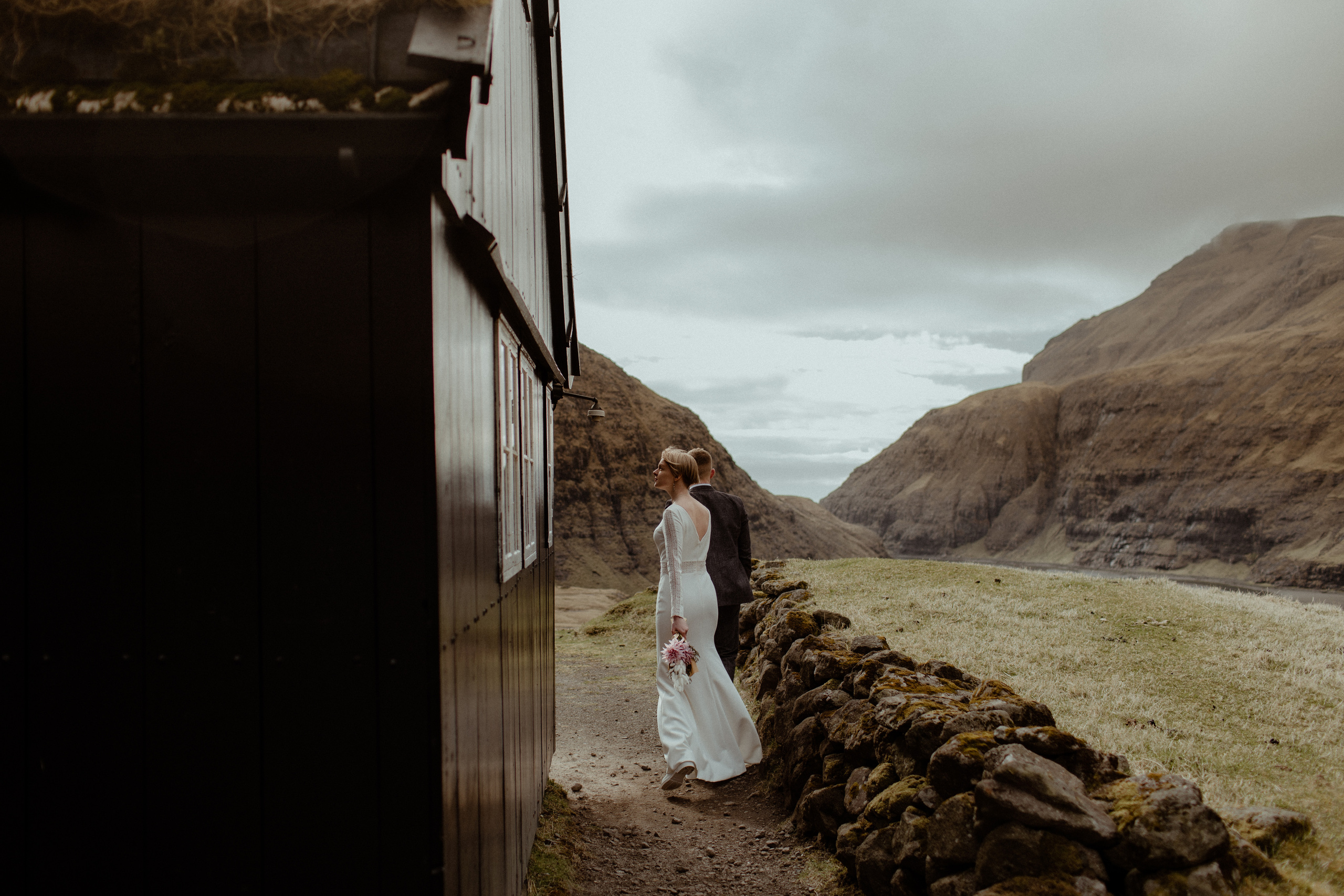 Elopement at Faroe islands. Iceland elopement photo and video | Nikolaichik Photo