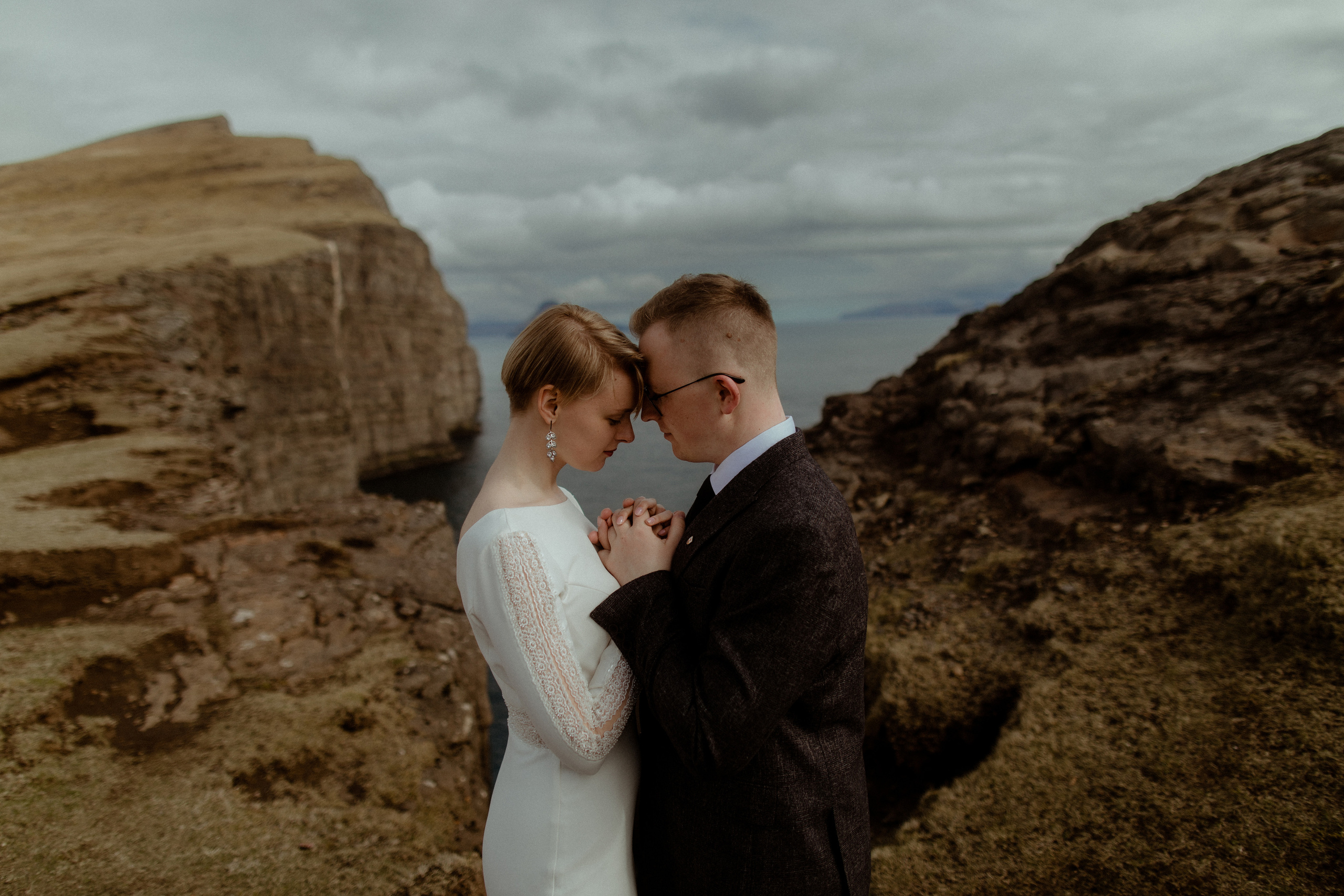 Elopement at Faroe islands. Iceland elopement photo and video | Nikolaichik Photo