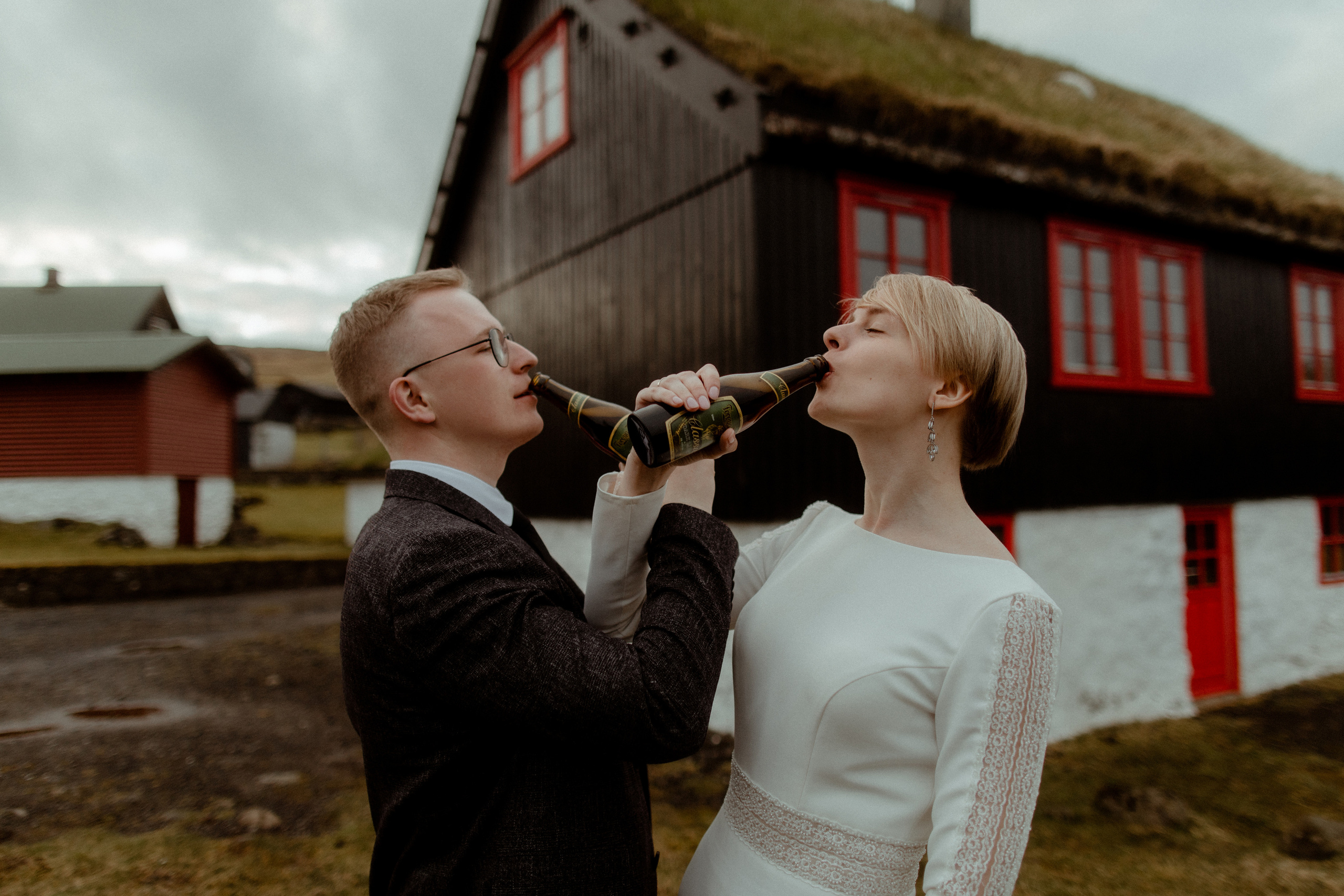 Elopement at Faroe islands. Iceland elopement photo and video | Nikolaichik Photo