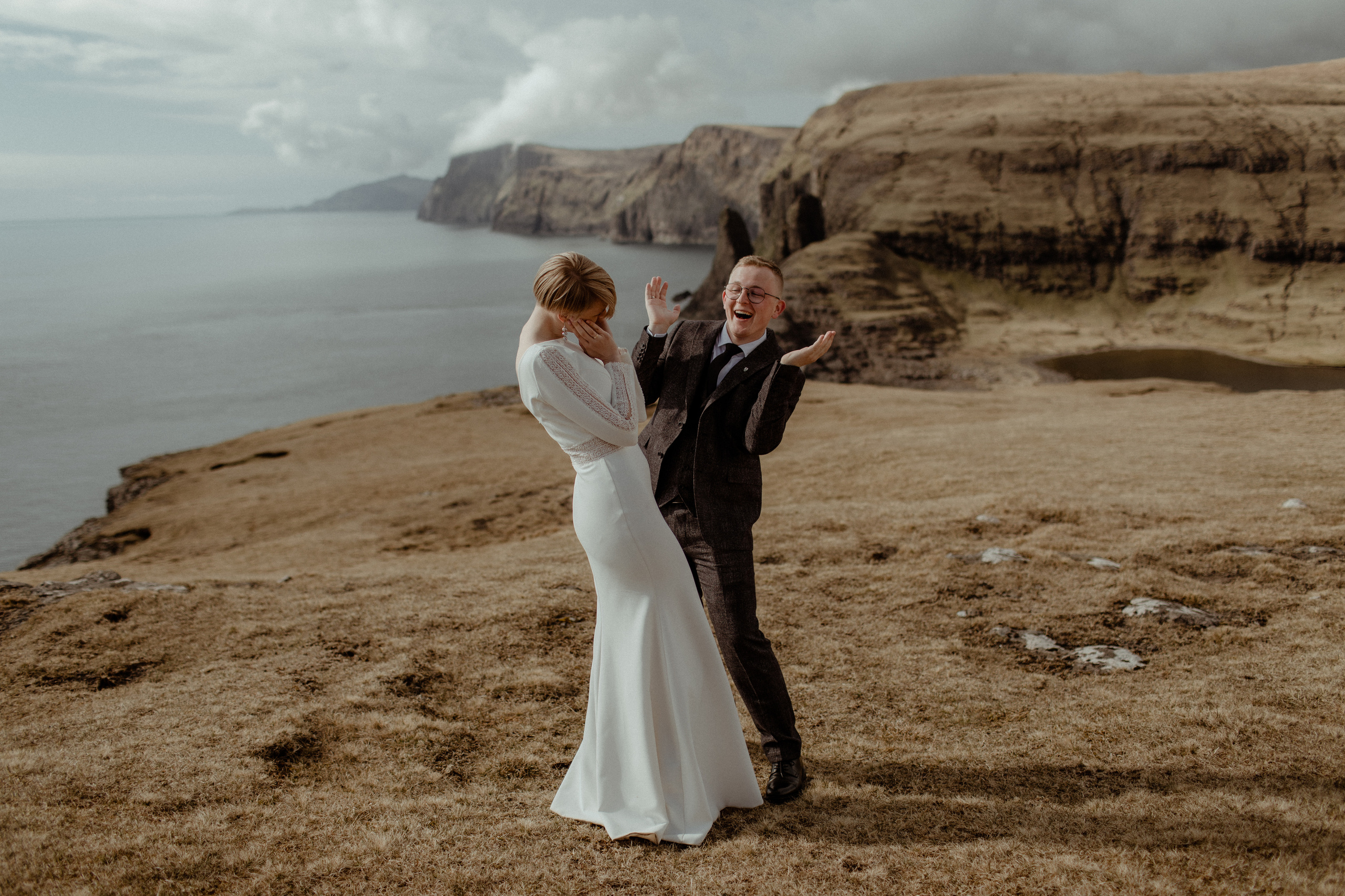 Elopement at Faroe islands. Iceland elopement photo and video | Nikolaichik Photo