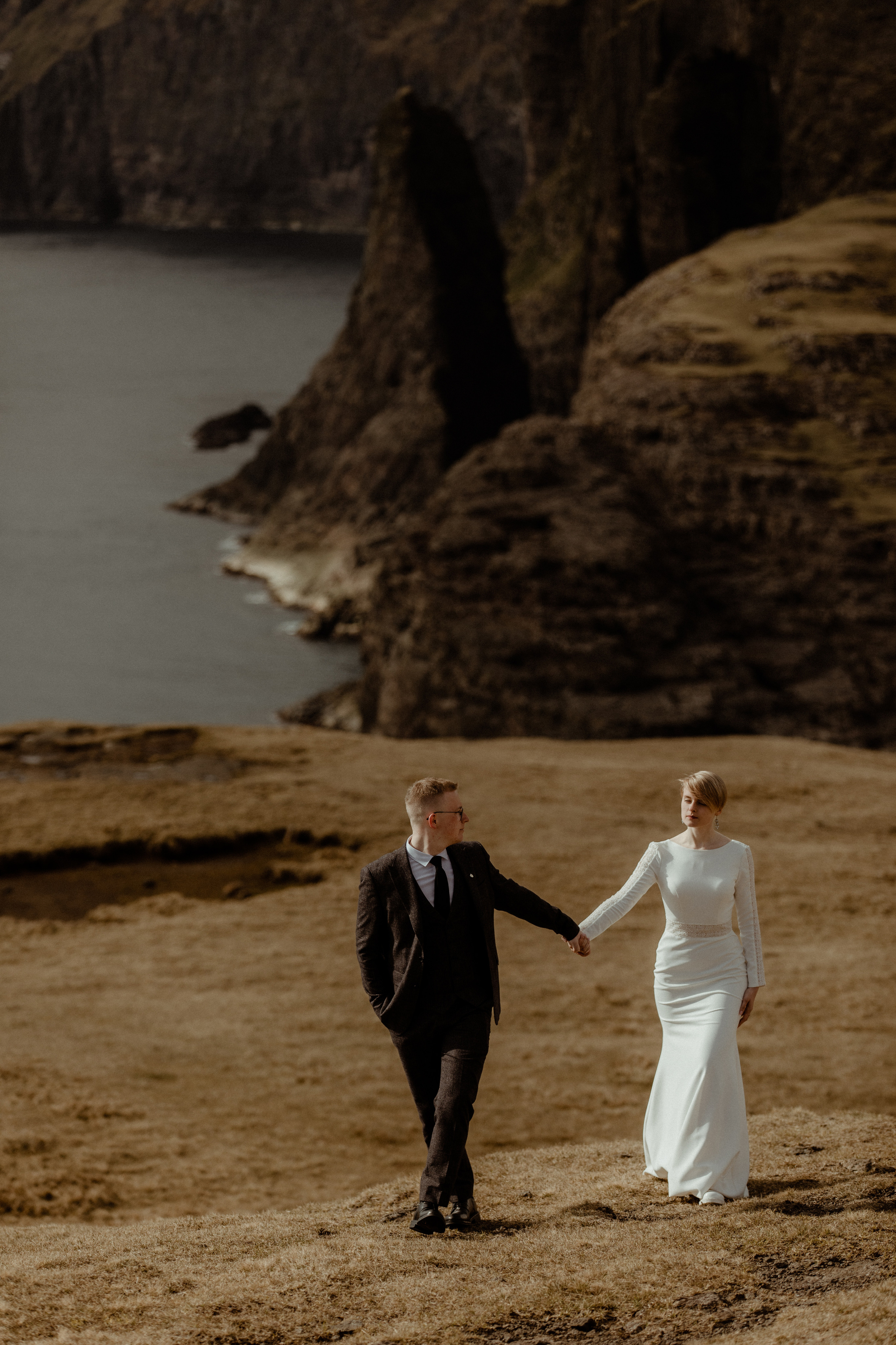 Elopement at Faroe islands. Iceland elopement photo and video | Nikolaichik Photo