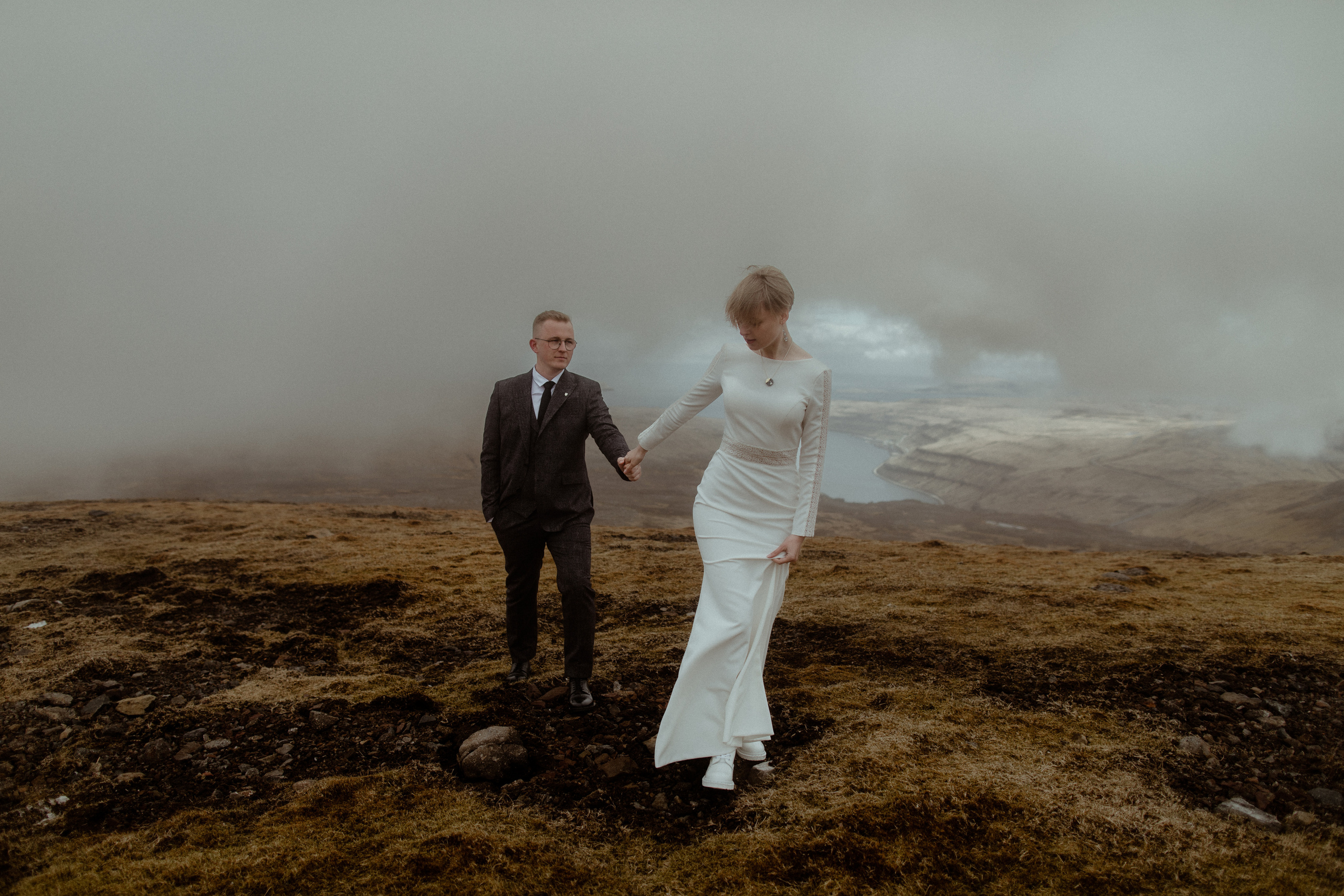 Elopement at Faroe islands. Iceland elopement photo and video | Nikolaichik Photo