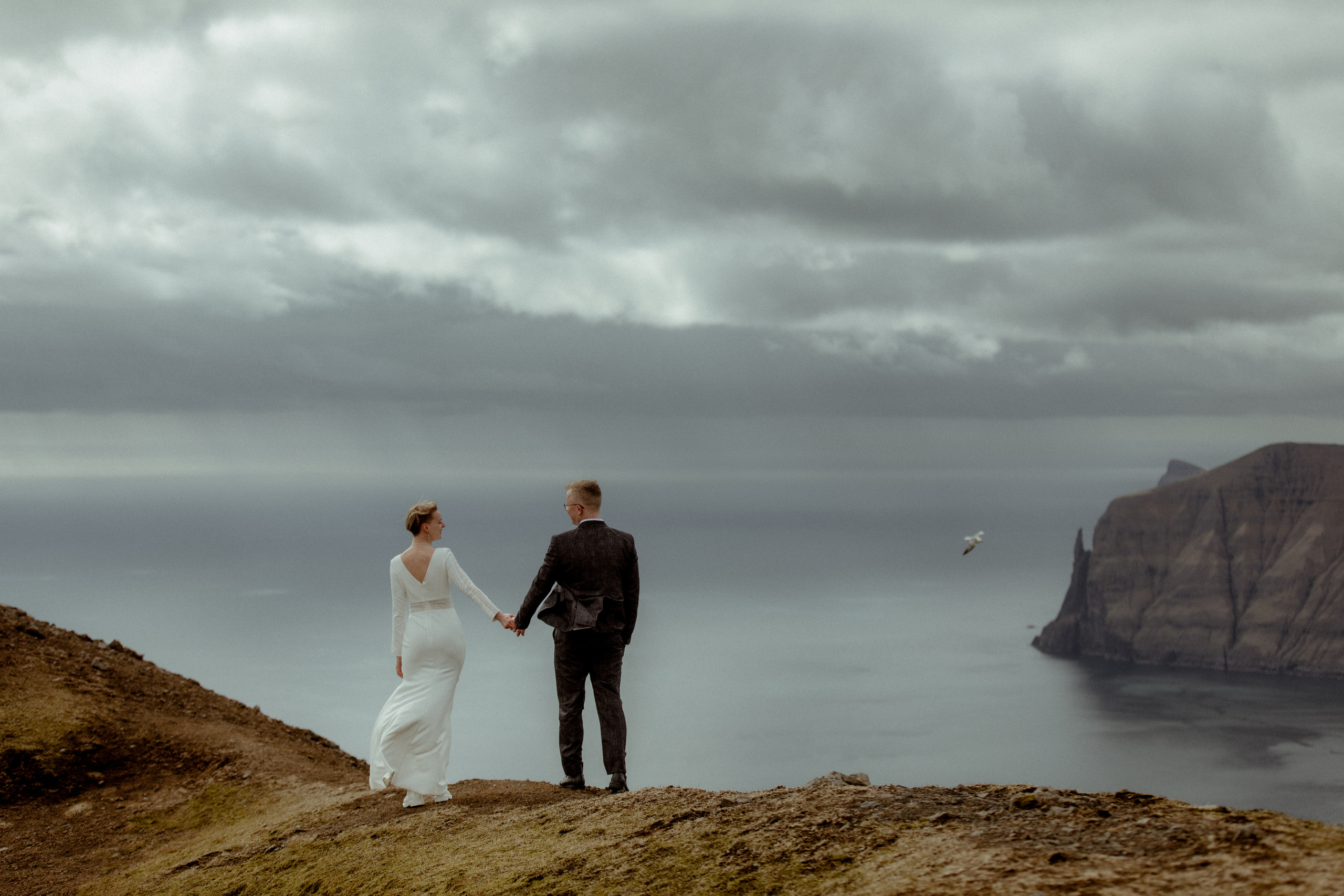 Elopement at Faroe islands. Iceland elopement photo and video | Nikolaichik Photo