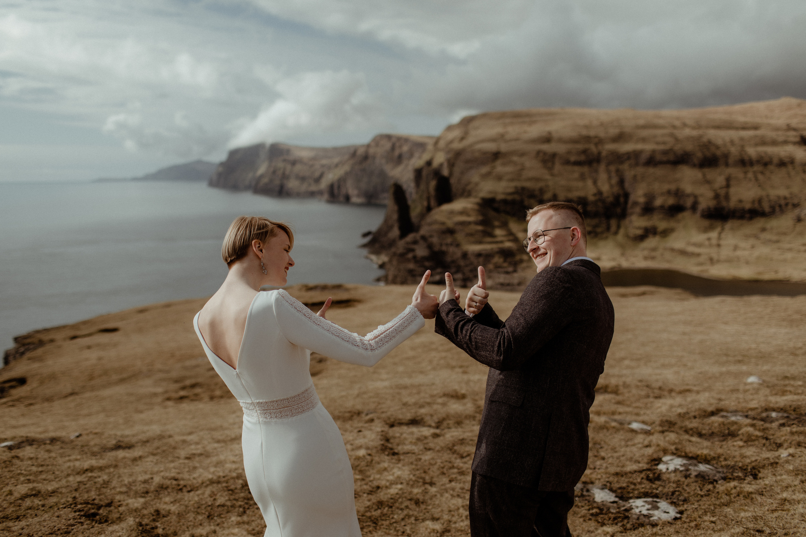 Elopement at Faroe islands. Iceland elopement photo and video | Nikolaichik Photo