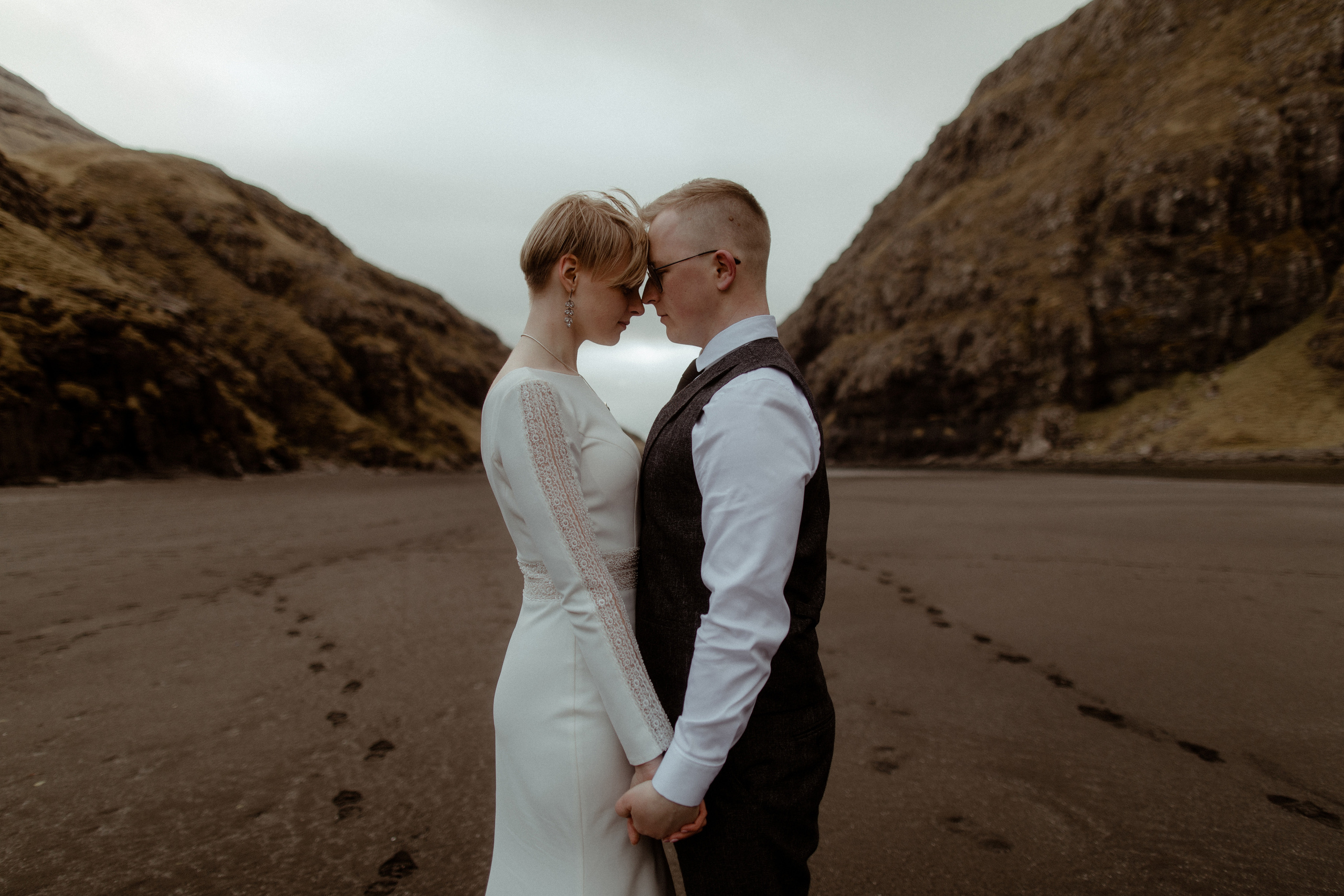 Elopement at Faroe islands. Iceland elopement photo and video | Nikolaichik Photo