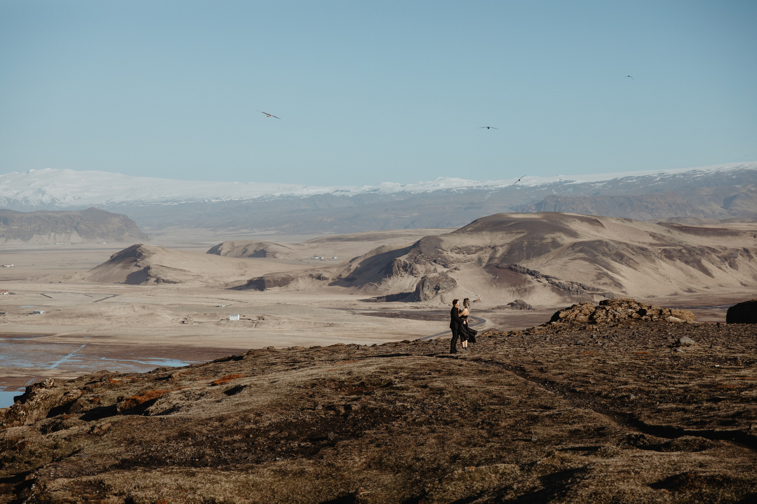 Same Sex Wedding at Iceland Black Sand Beach. Iceland elopement photographer & videographer