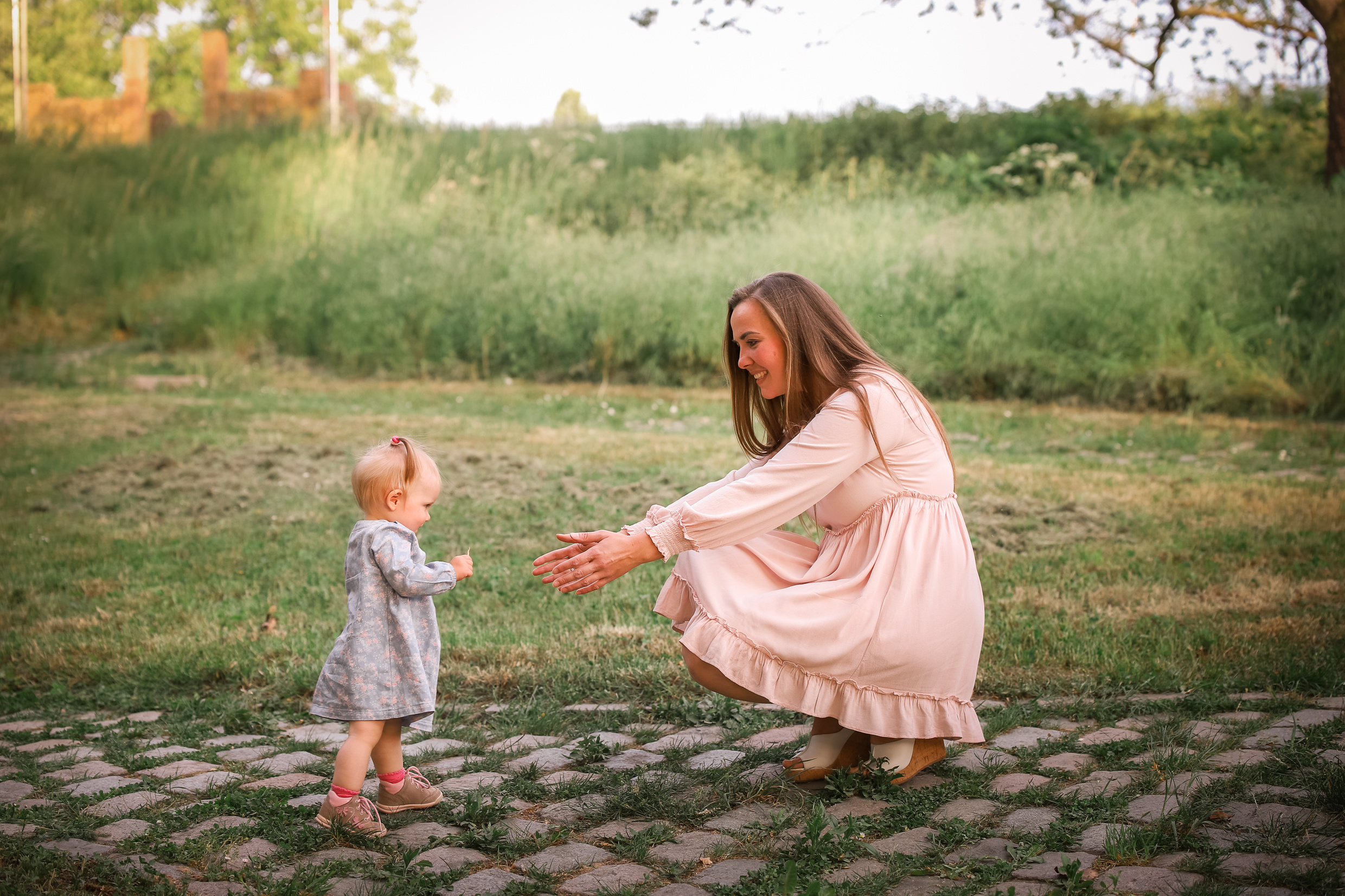Familienfotoshooting Seepark. Fotograf in Freiburg, Meerim Kaufmann