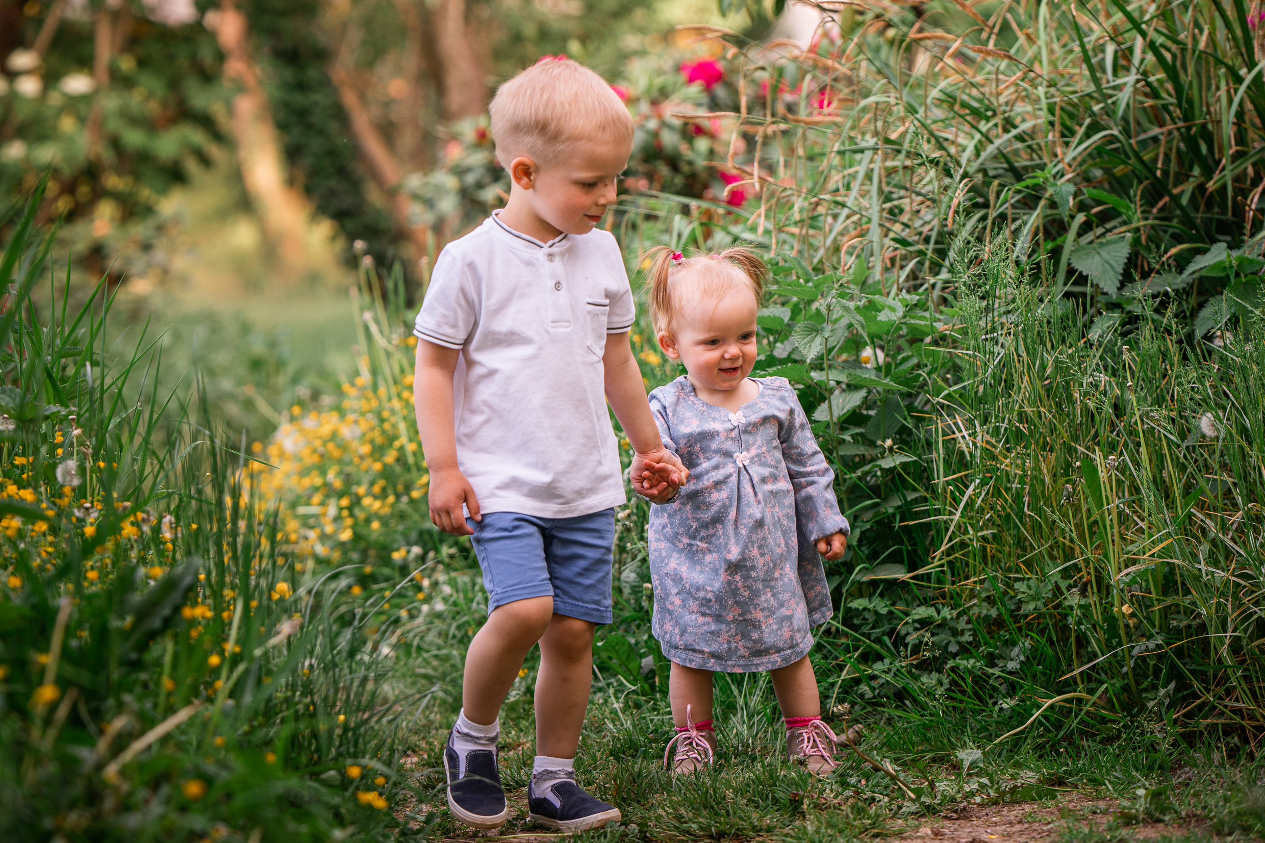 Familienfotoshooting Seepark. Fotograf in Freiburg, Meerim Kaufmann