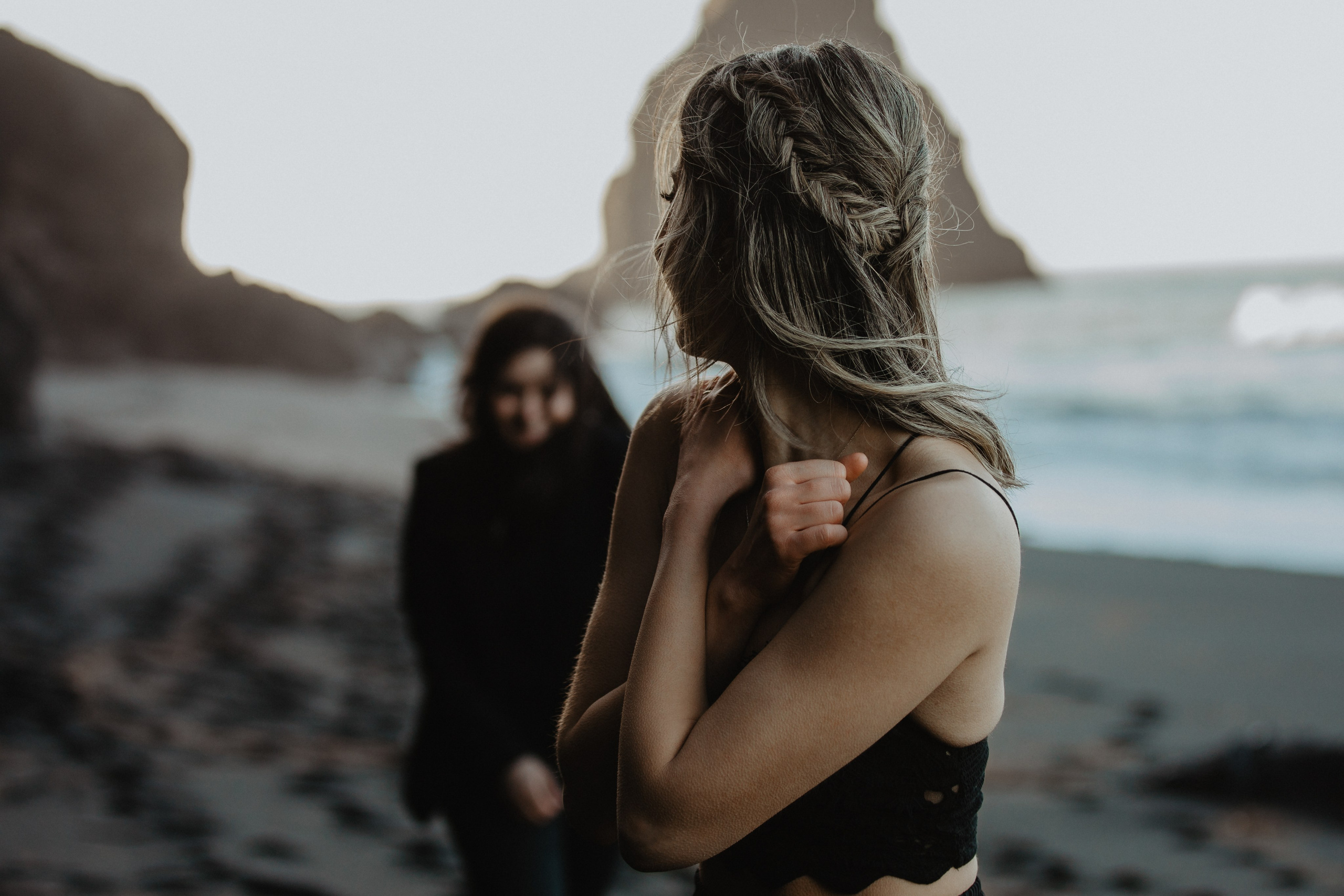 Same Sex Wedding at Iceland Black Sand Beach. Iceland elopement photographer & videographer