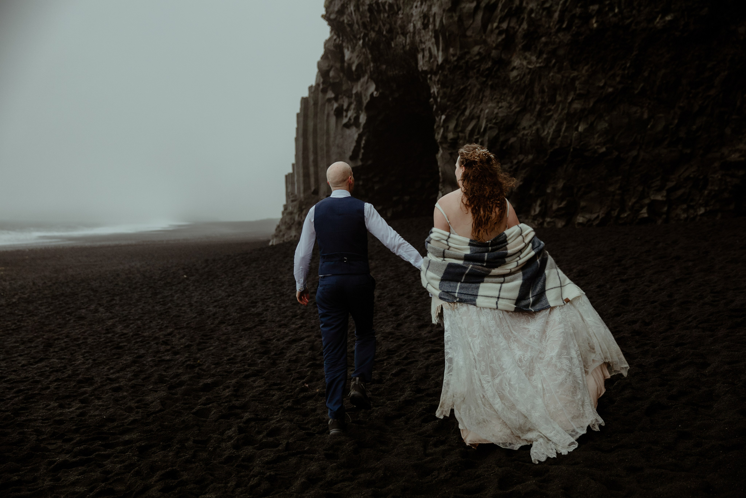Iceland Elopement at Black Sand Beach. Iceland elopement photo and video | Nikolaichik Photo