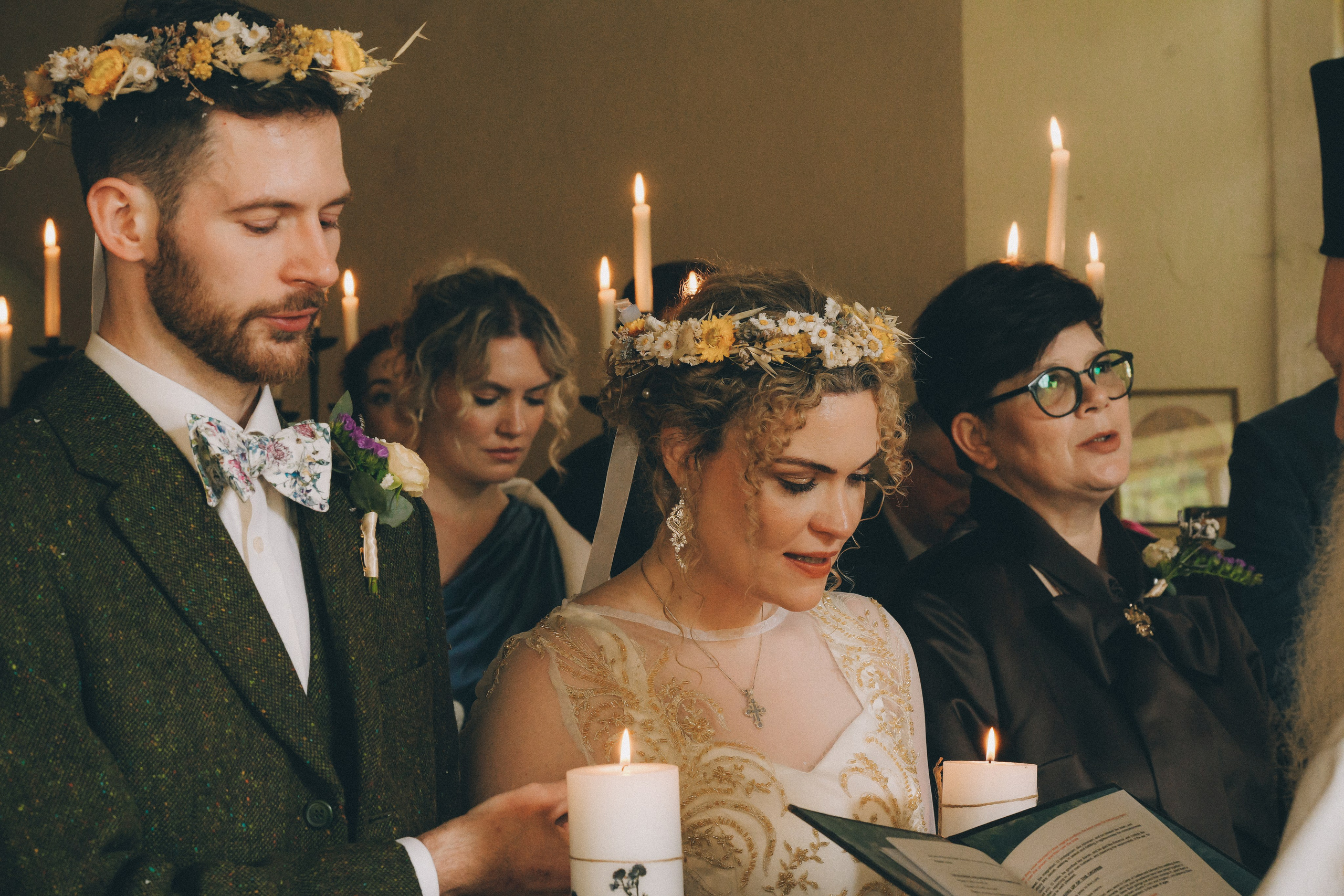 wedding magic in chapel