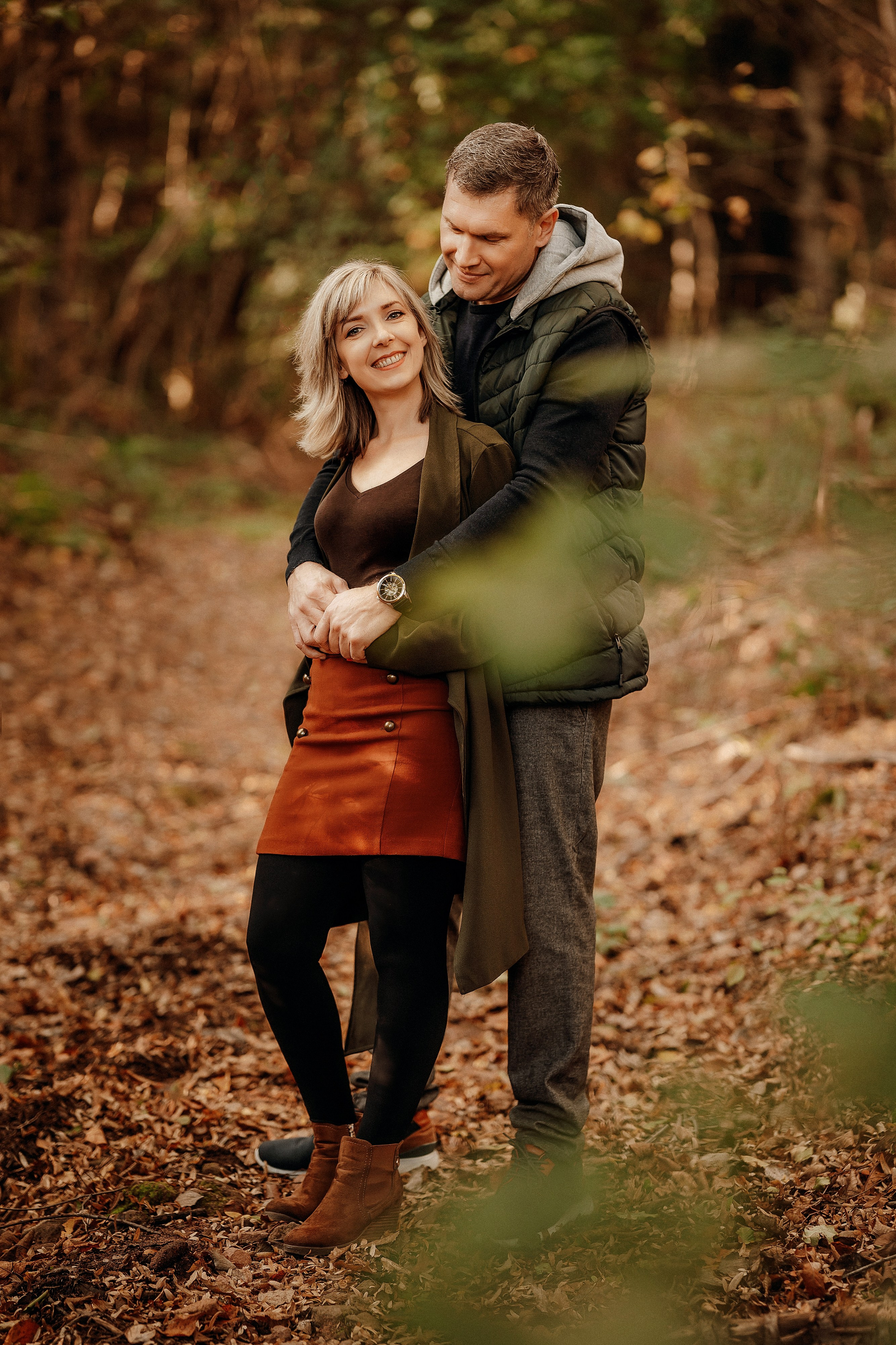 Familienausflug im Herbstwald. Portraitfotografie in Gründau Elena Ohnstedt