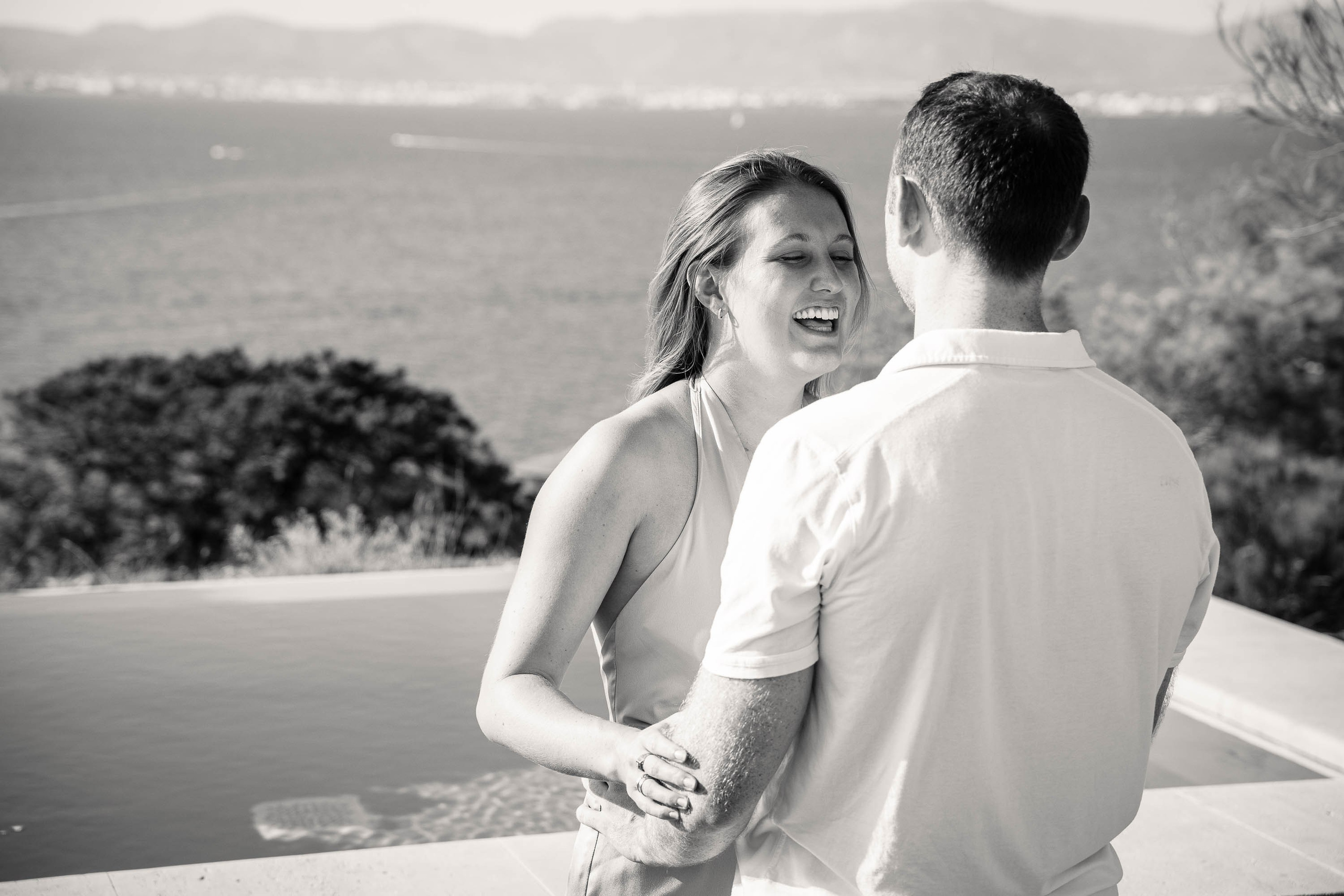 Wedding Proposal at Cap Rocat venue. Mallorca Wedding, Corporate & Social Photographer