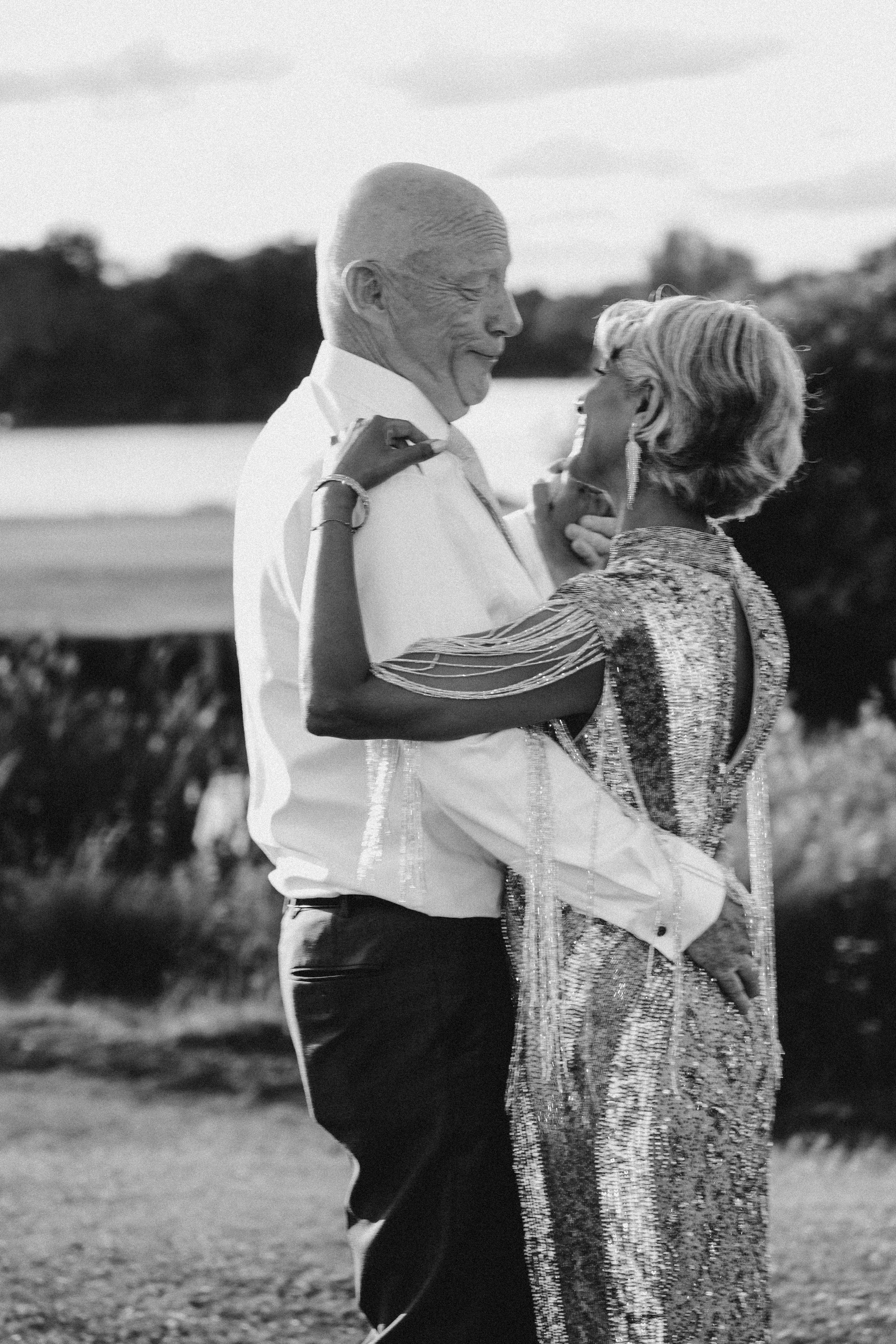 Candid wedding moment captured in a Solihull countryside venue