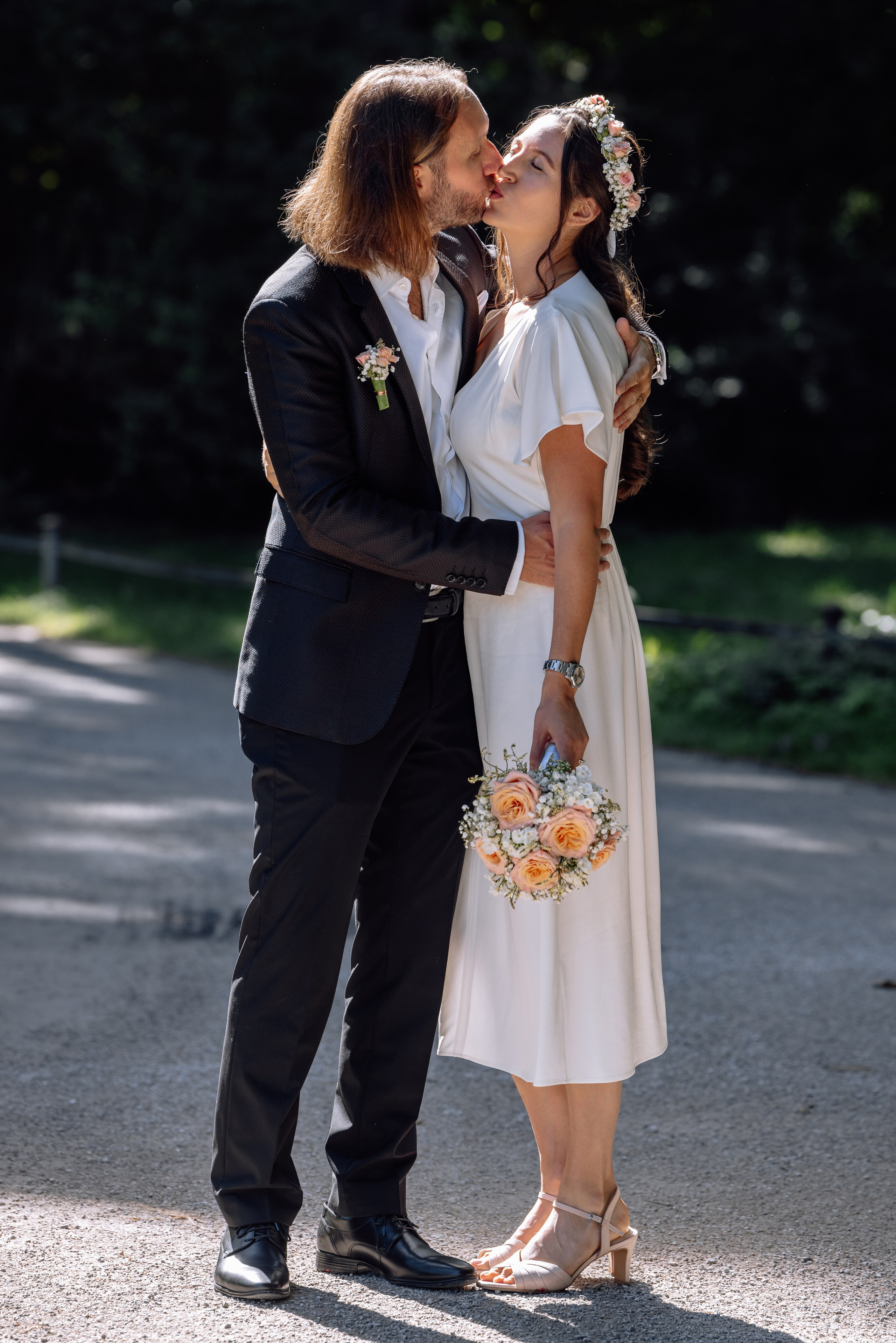 Kleine Familienhochzeit im Standesamt Mandlstrasse 14. Hochzeitsfotograf München Taufe Familienfotograf Tanja Mauke