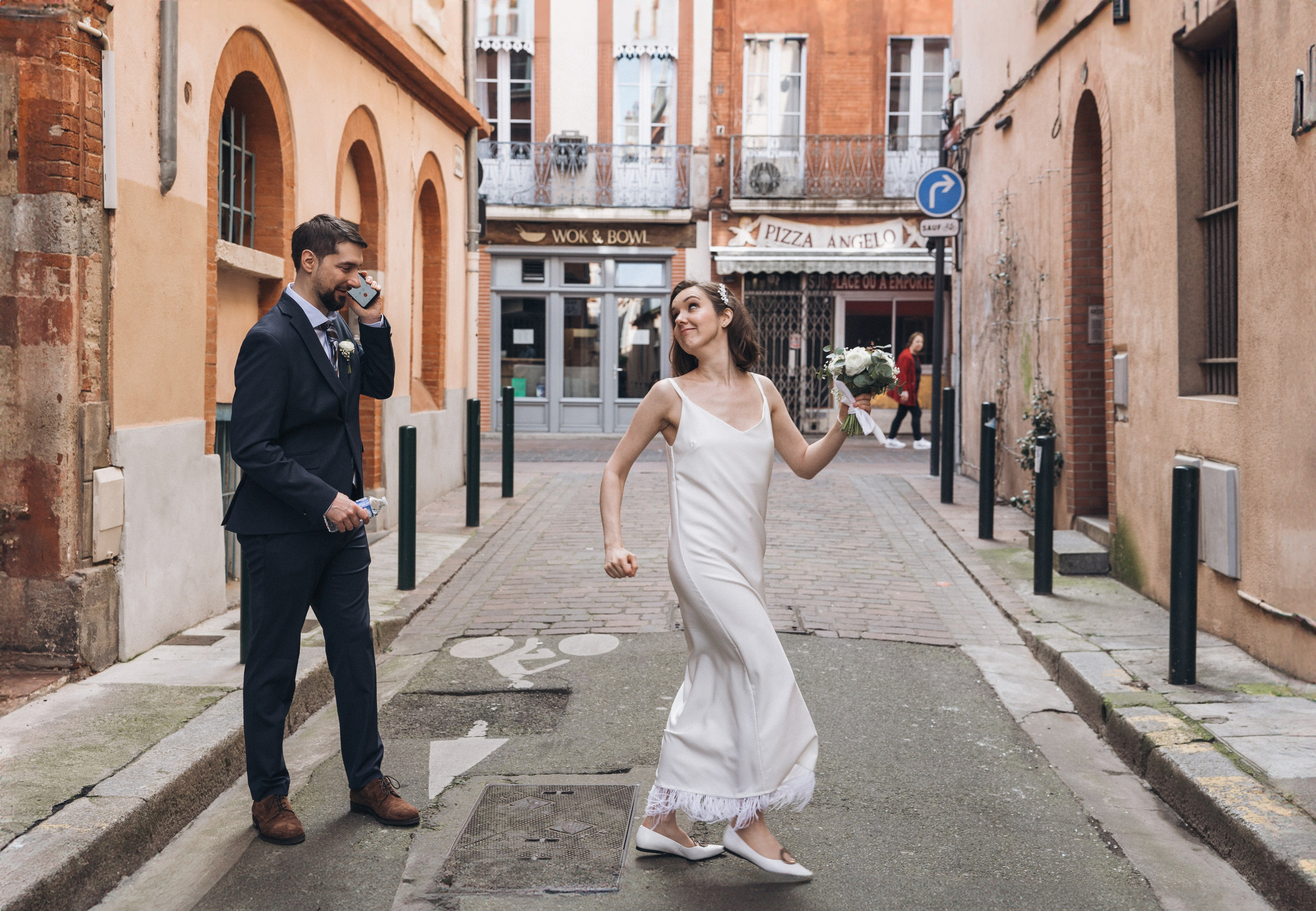 Камерная свадебная фотосессия в Тулузе для Анны и Жюльен. Евгения Смирнова — фотограф в Тулузе и юго-западной Франции