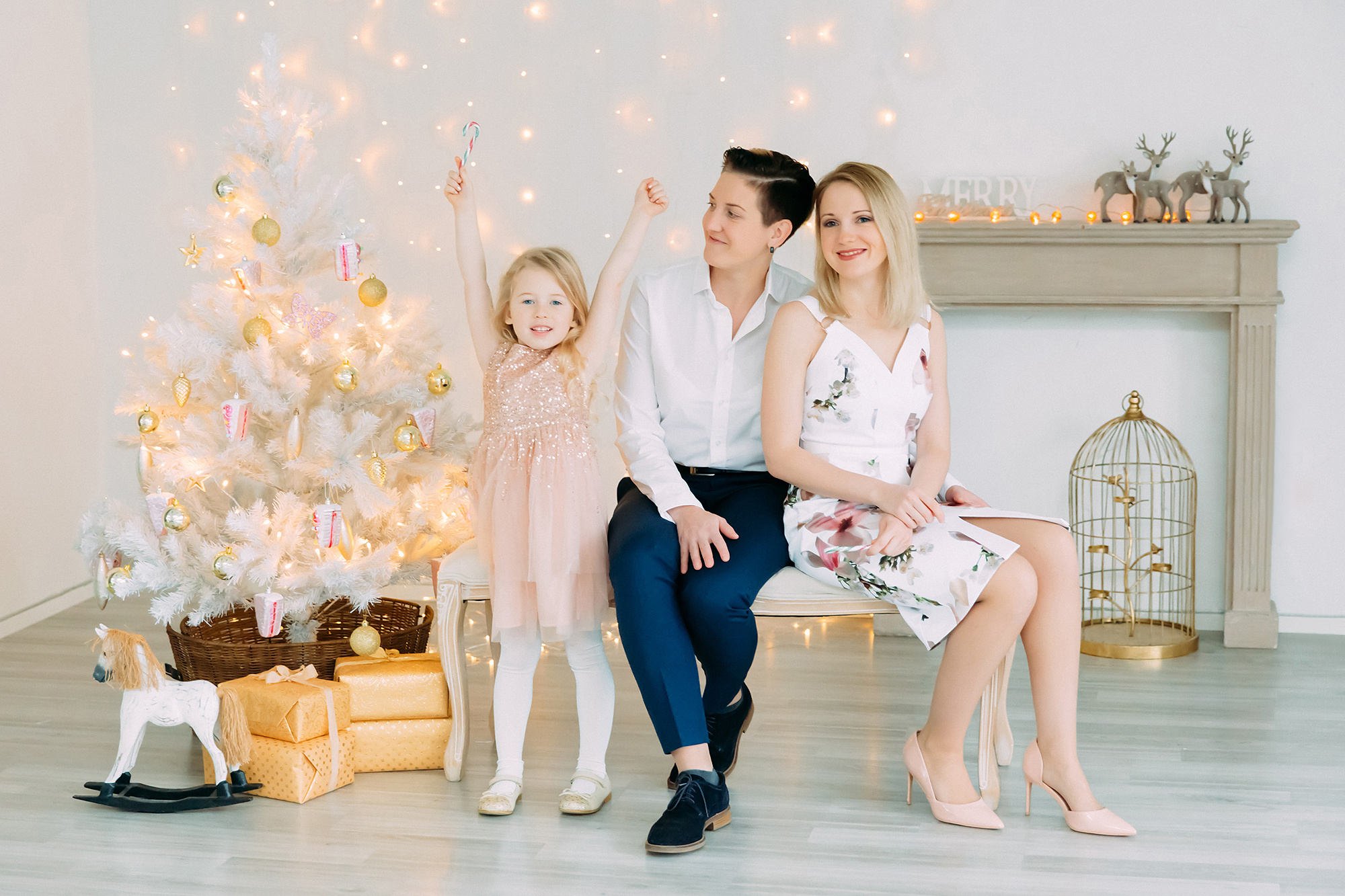 Joulun taikaa — joulukorttikuvaus lapsille