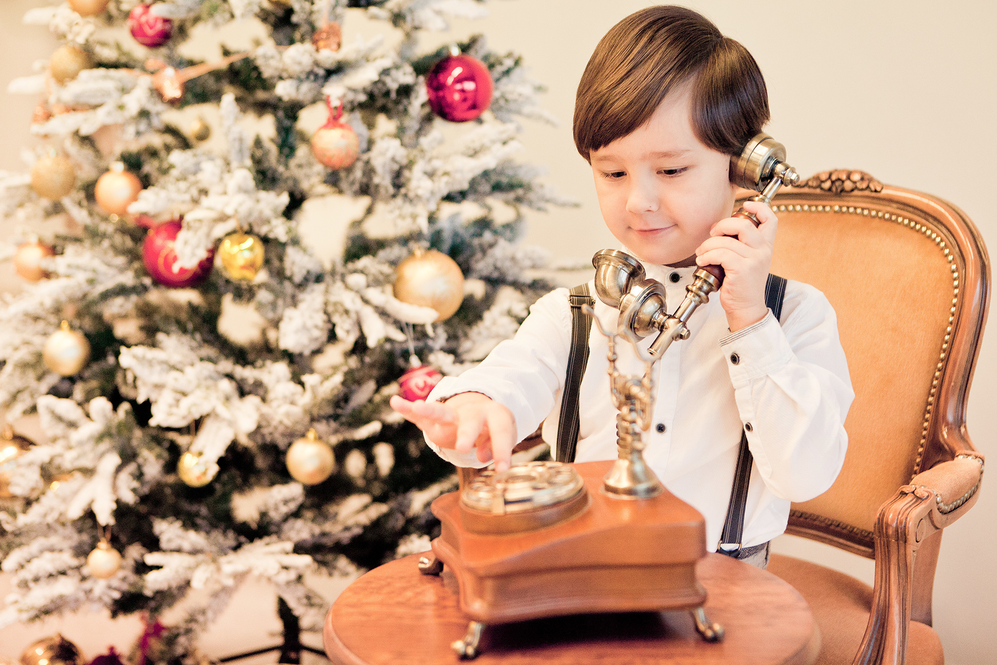 Joulun taikaa — joulukorttikuvaus lapsille