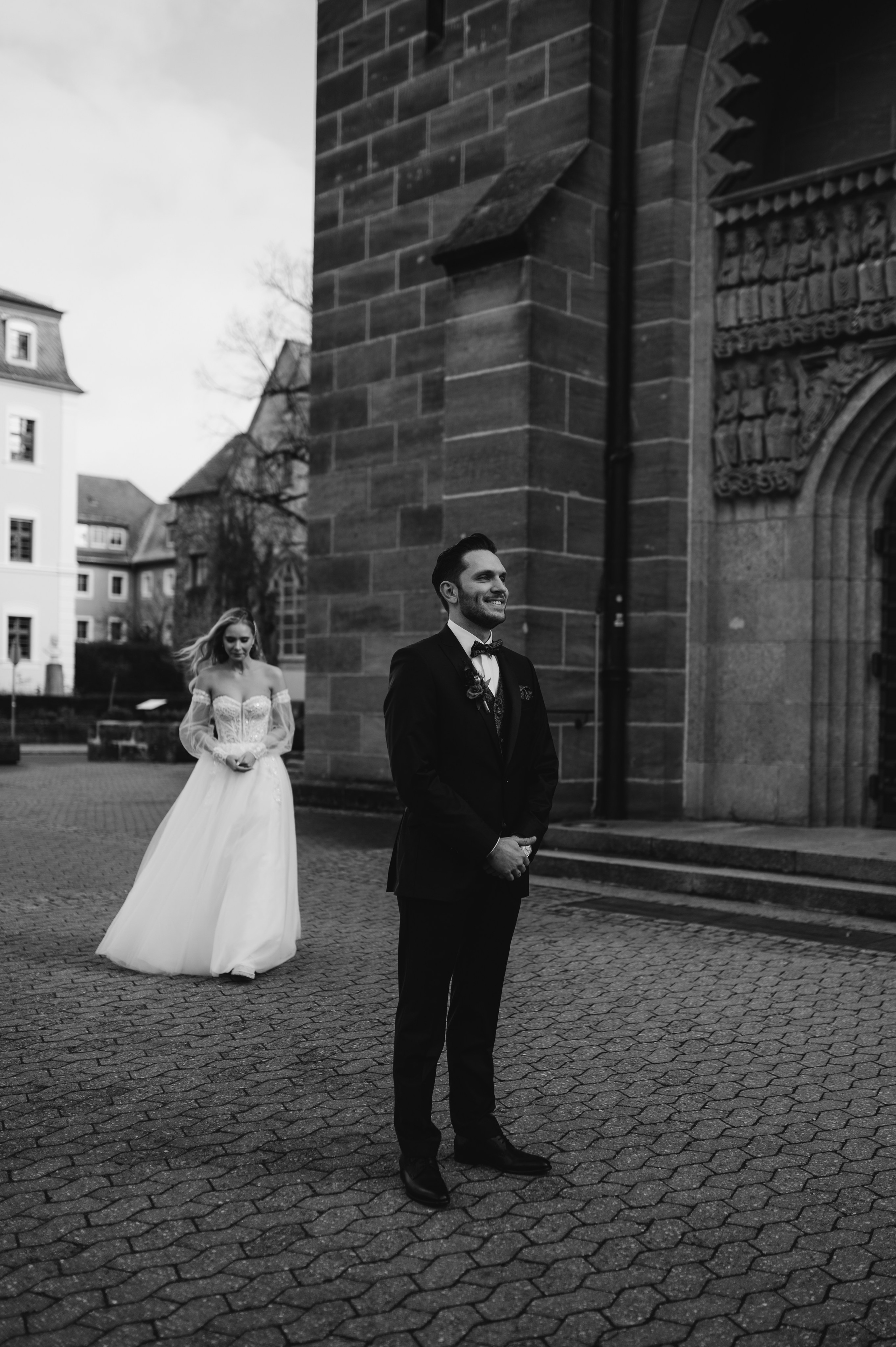 WINTER WEDDING IN NEUENDETTELSAU. Фотограф в Нюрнберге Ирина Менерт из Ансбаха